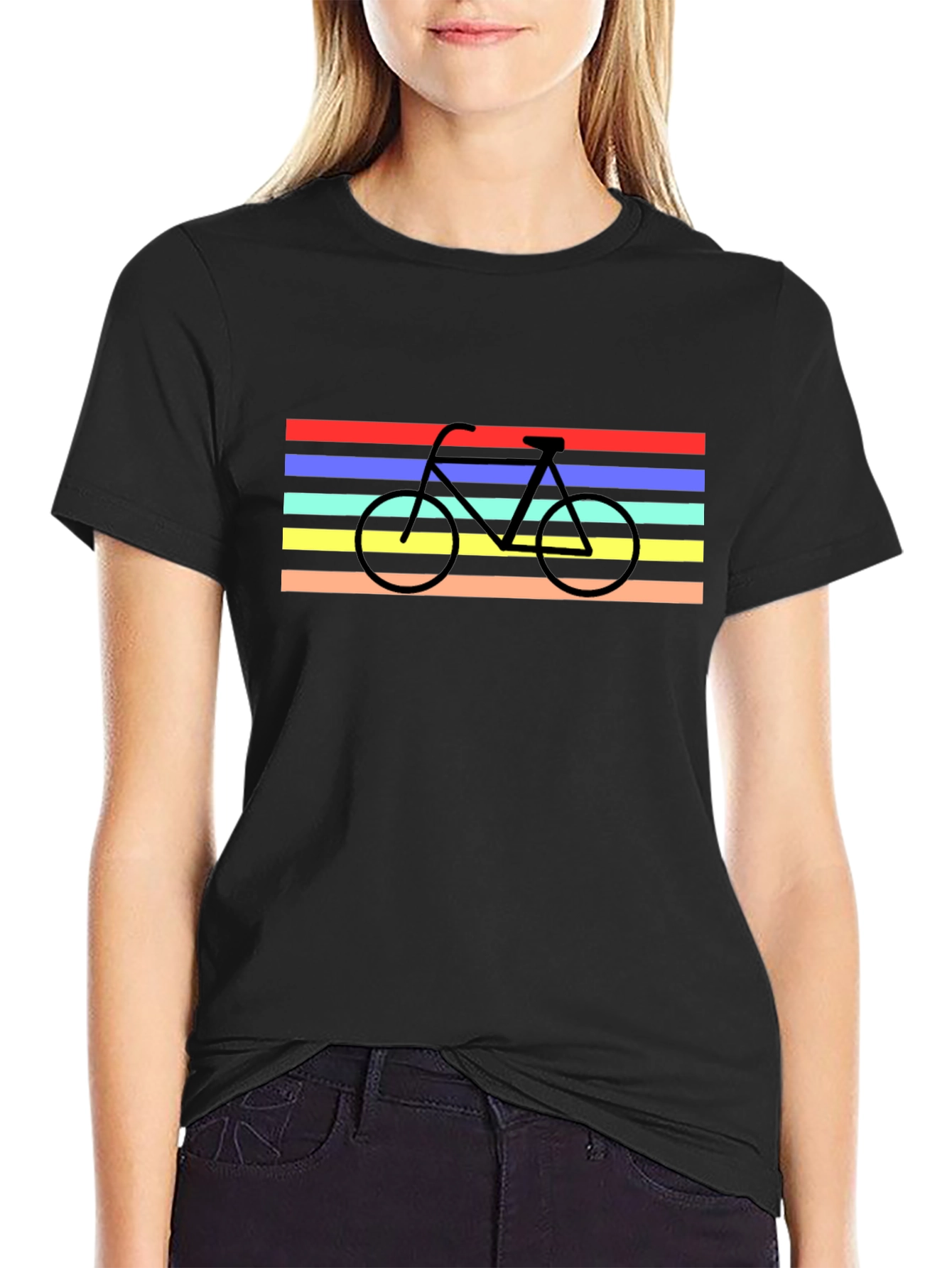 Retro Bike Graphic Tee - Stylish Comfort