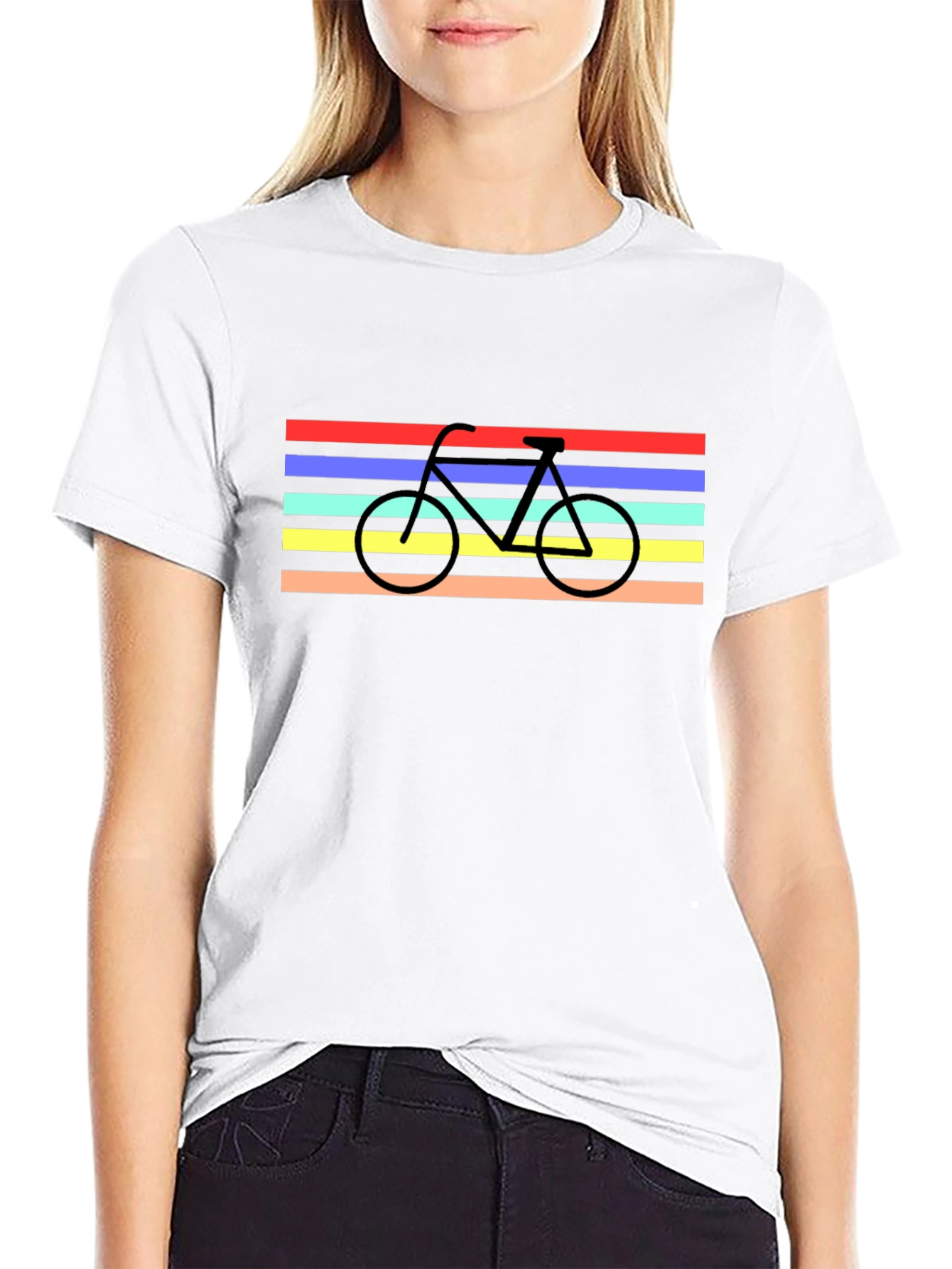 Retro Bike Graphic Tee - Stylish Comfort