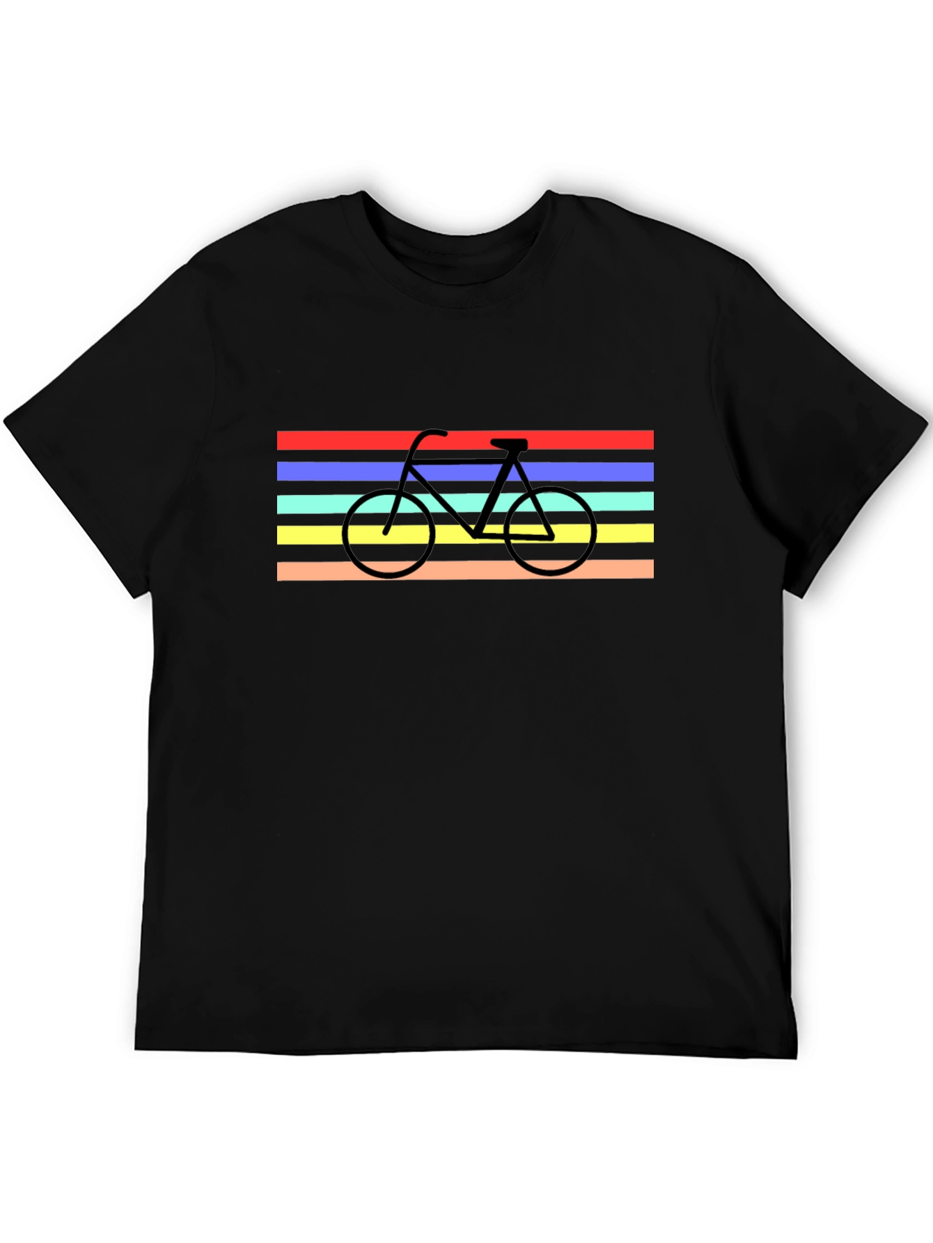 Retro Bike Graphic Tee - Stylish Comfort