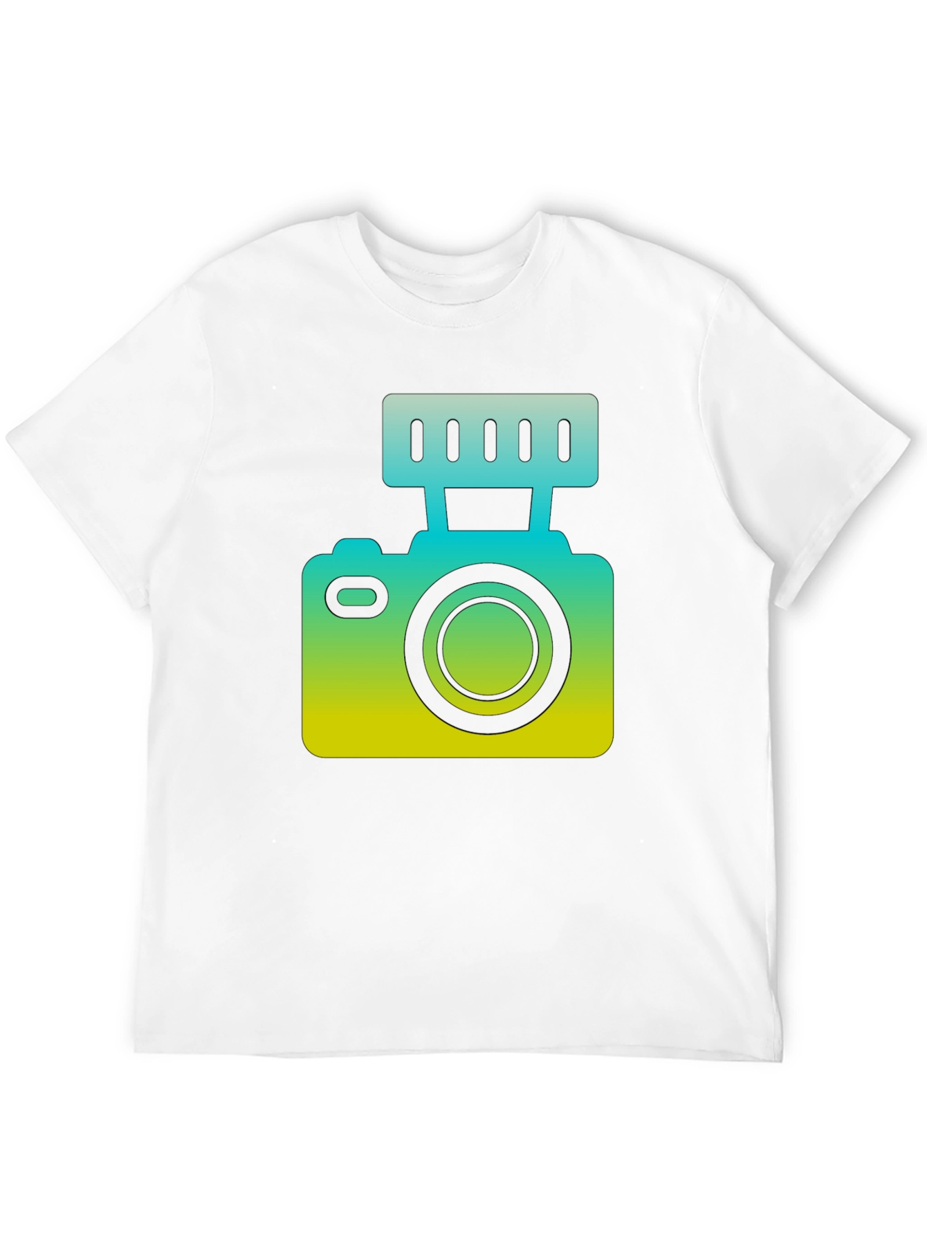 Cool Camera Graphic Tee - Black Unisex T-Shirt