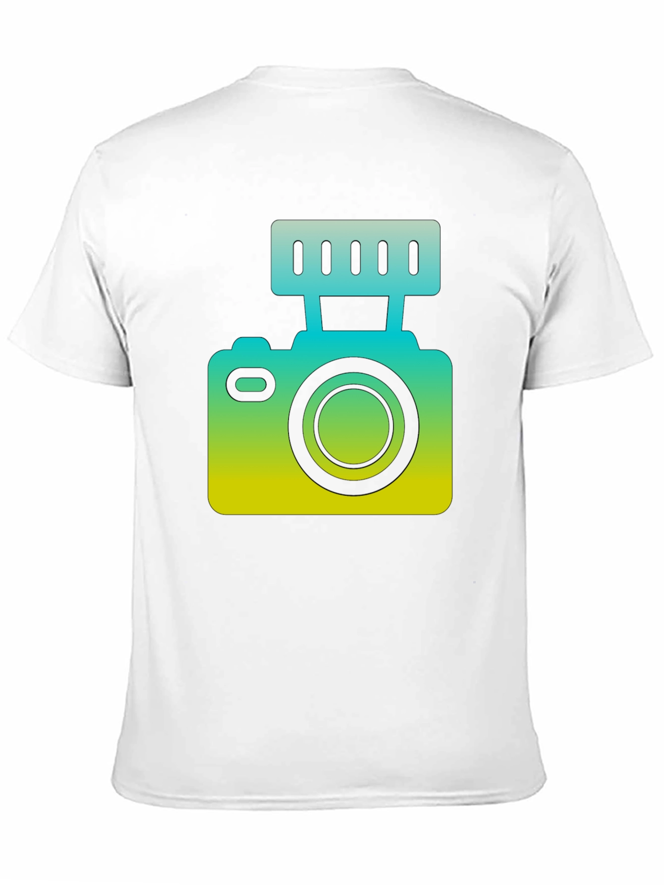 Cool Camera Graphic Tee - Black Unisex T-Shirt