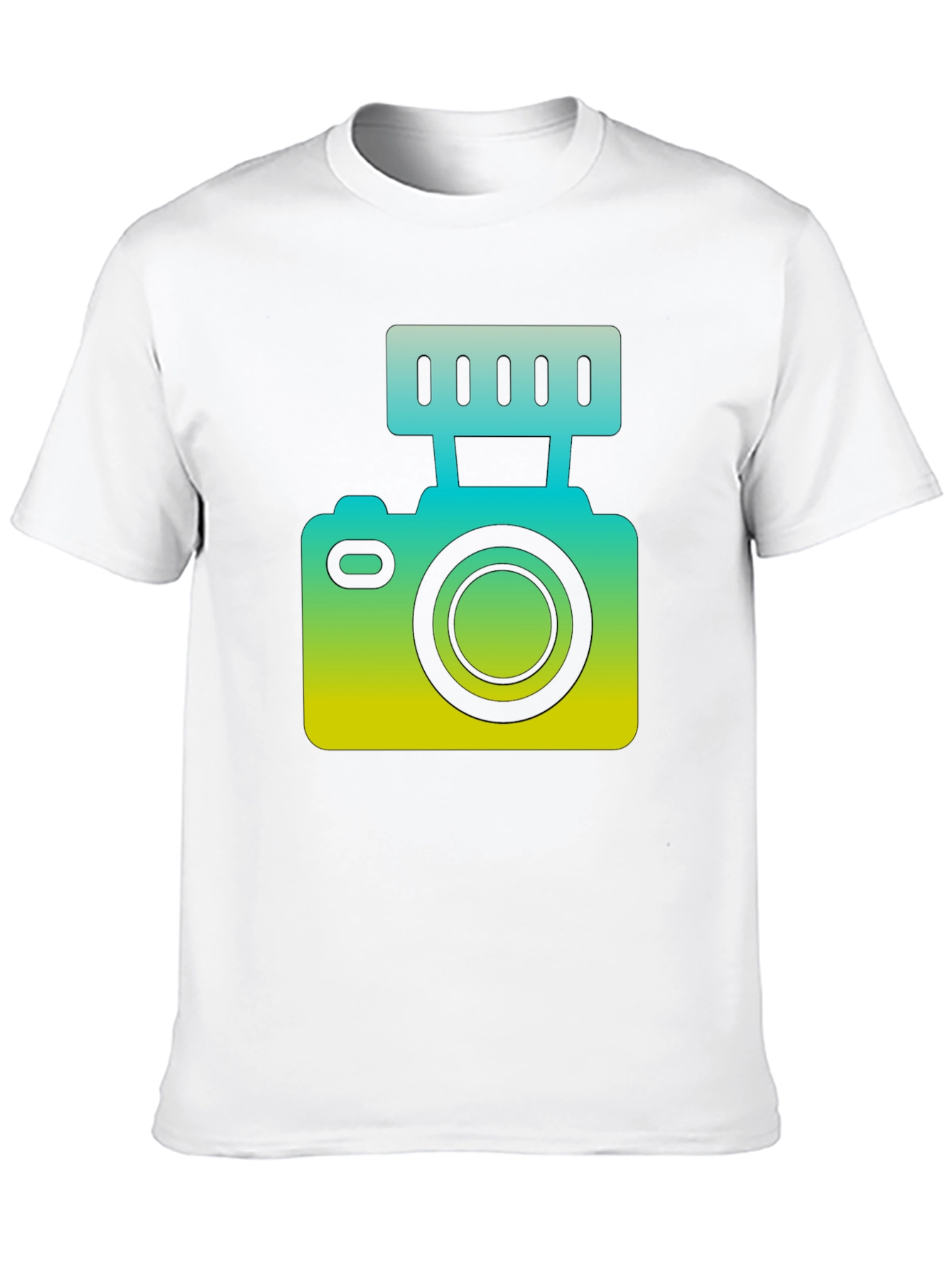 Cool Camera Graphic Tee - Black Unisex T-Shirt