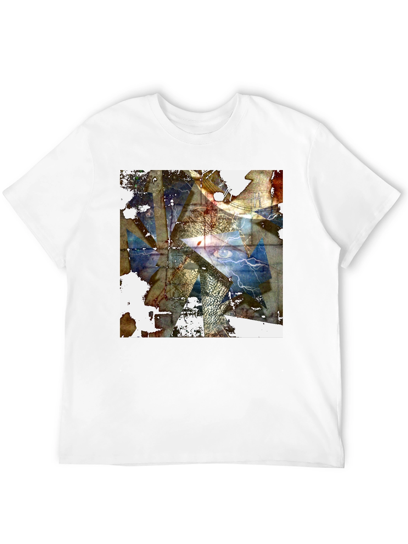 Abstract Eye Graphic Black T-Shirt