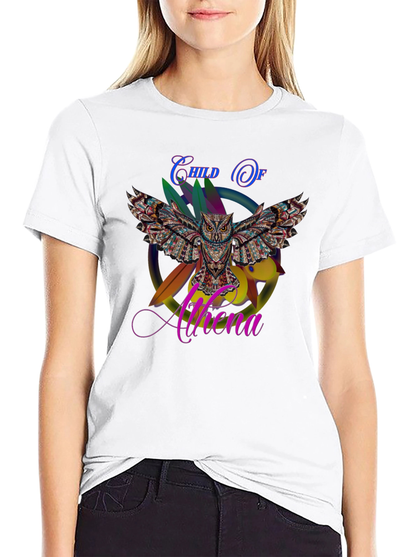Child of Athena Owl T-Shirt