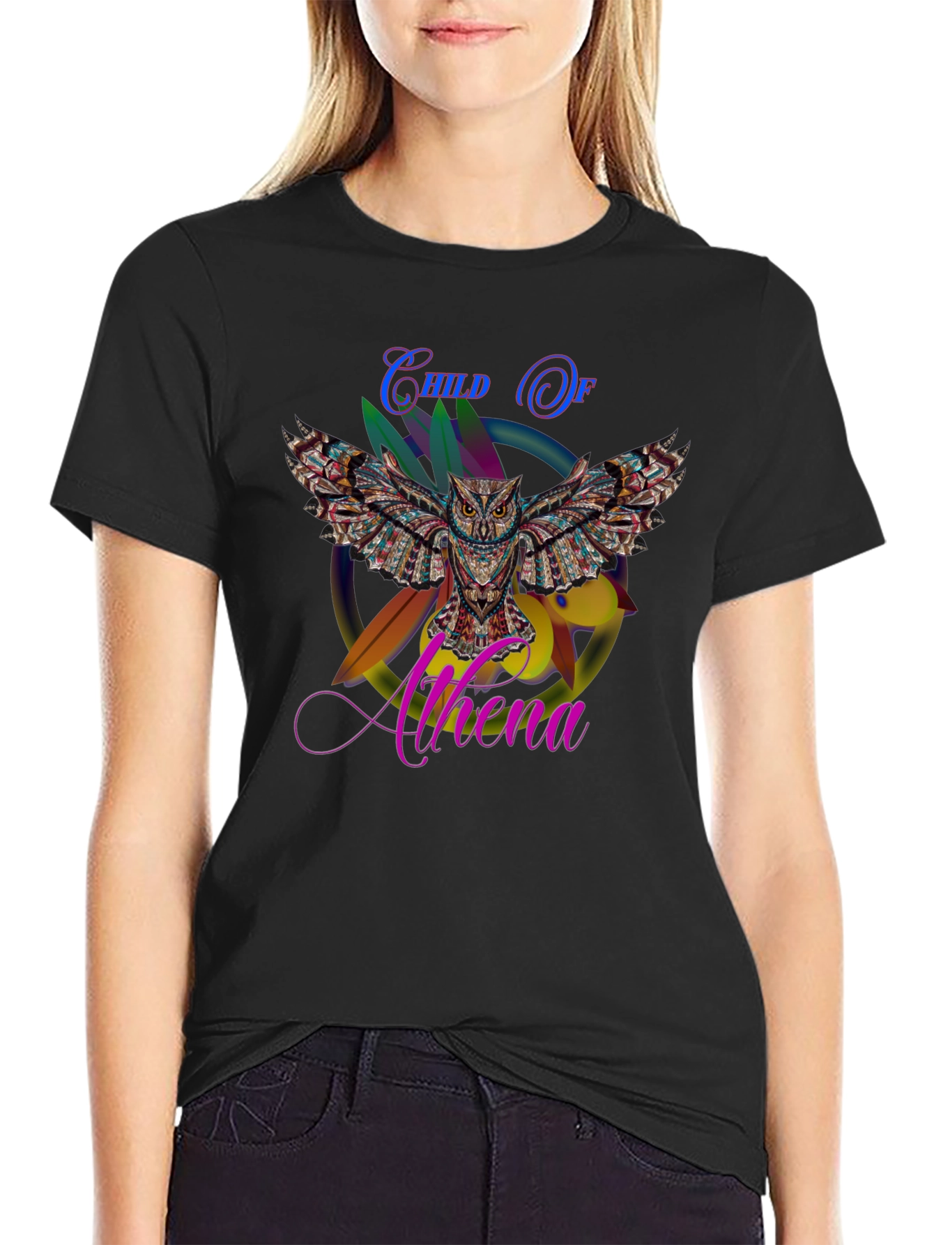 Child of Athena Owl T-Shirt