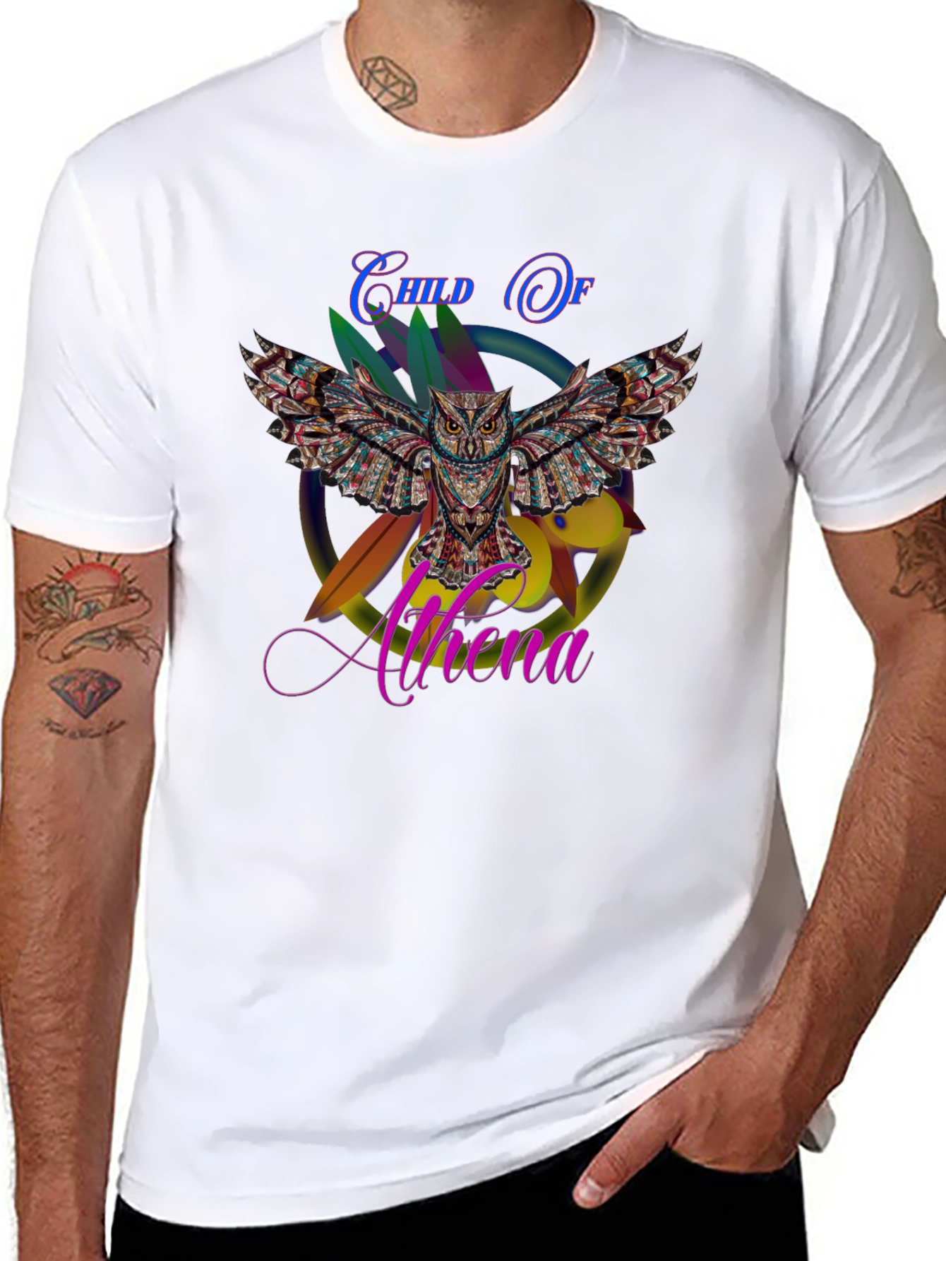 Child of Athena Owl T-Shirt
