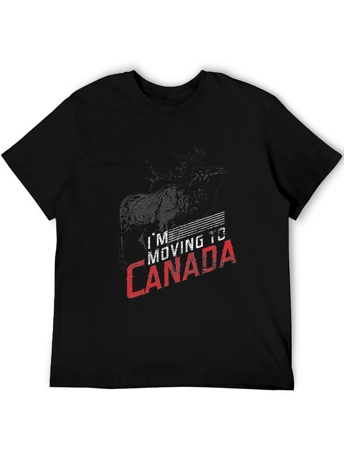 Moving to Canada Graphic Tee - Black
