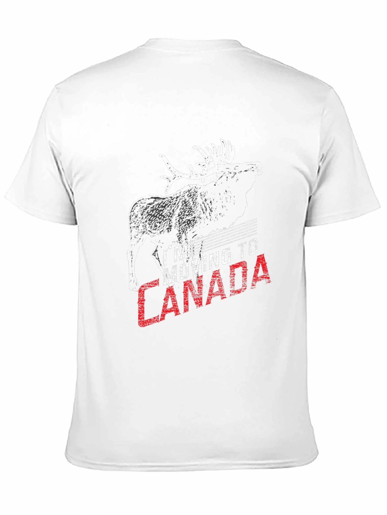 Moving to Canada Graphic Tee - Black