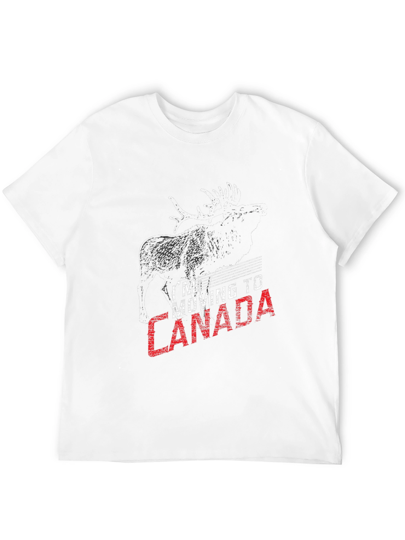 Moving to Canada Graphic Tee - Black