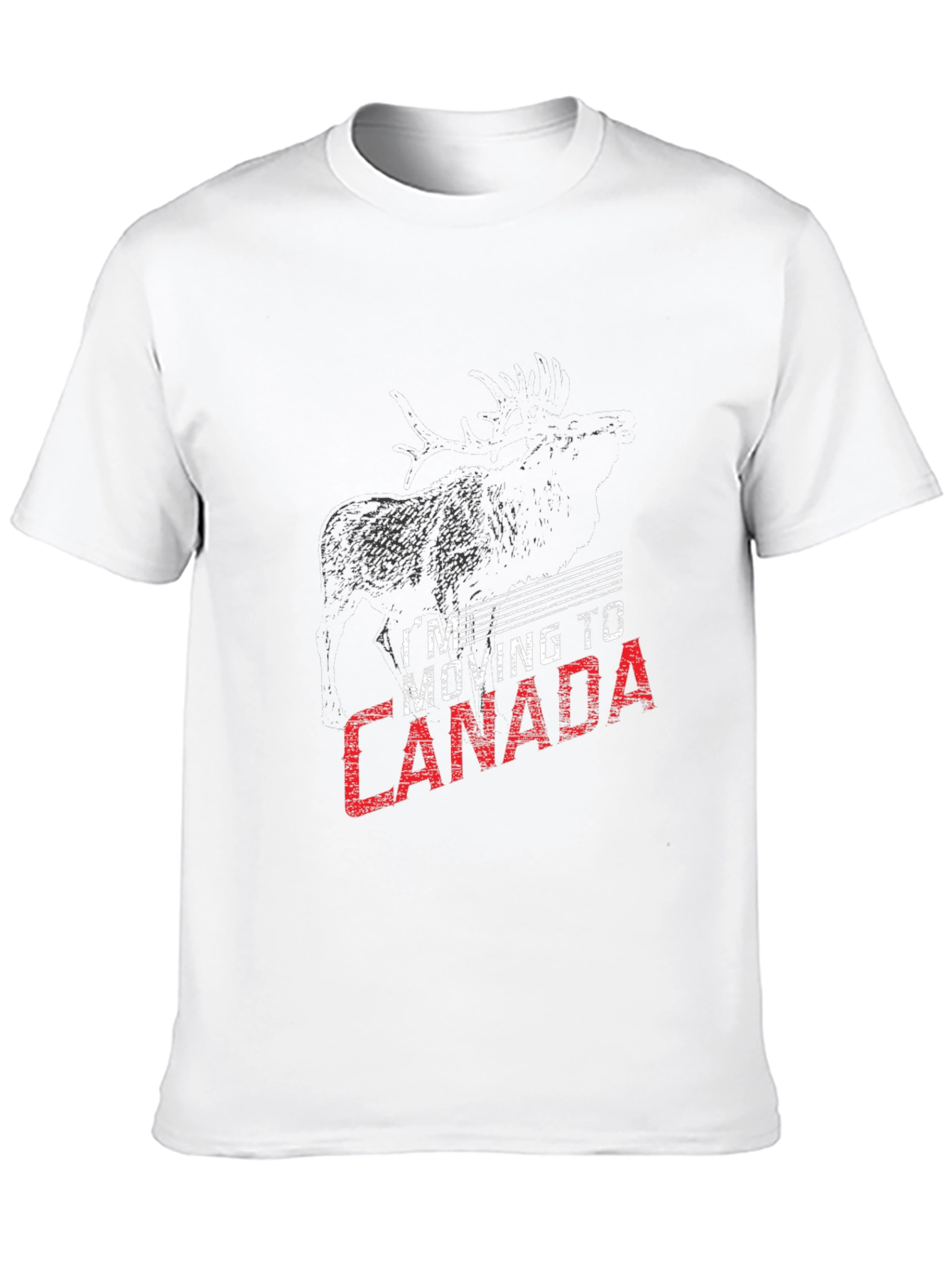 Moving to Canada Graphic Tee - Black