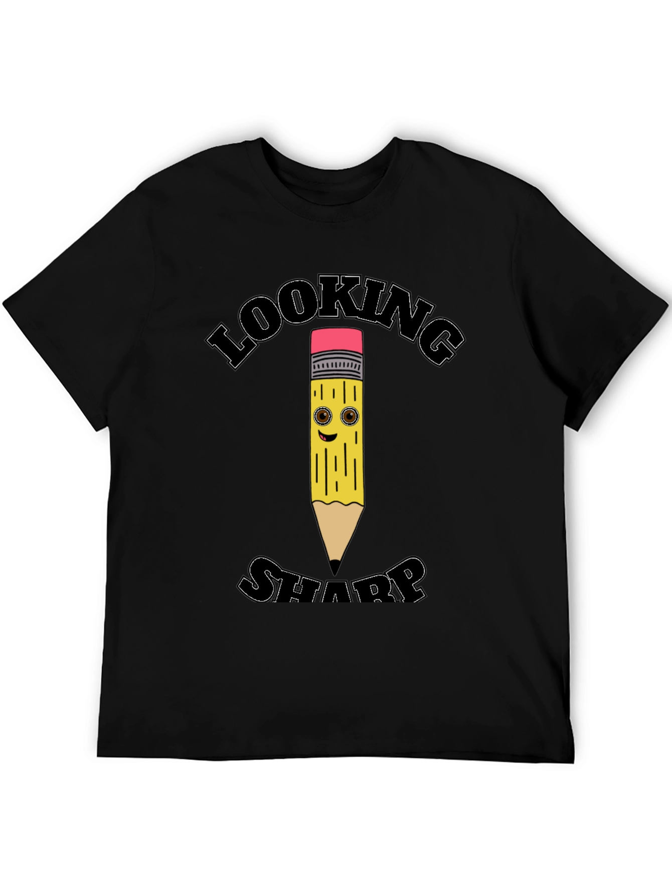 Looking Sharp Pencil Graphic Tee - Cool Design