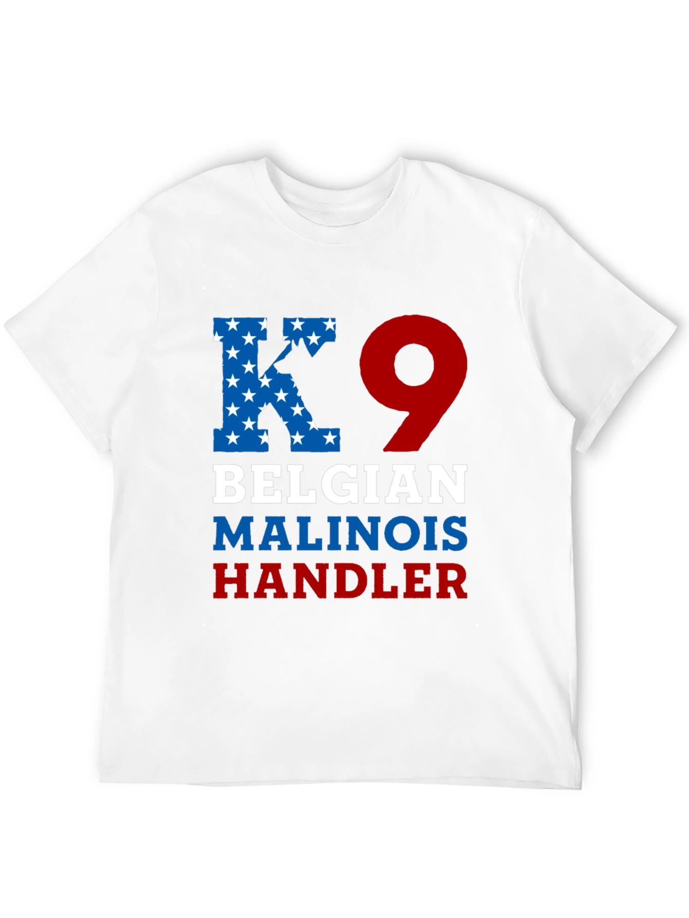 K9 Belgian Malinois Handler Graphic T-Shirt