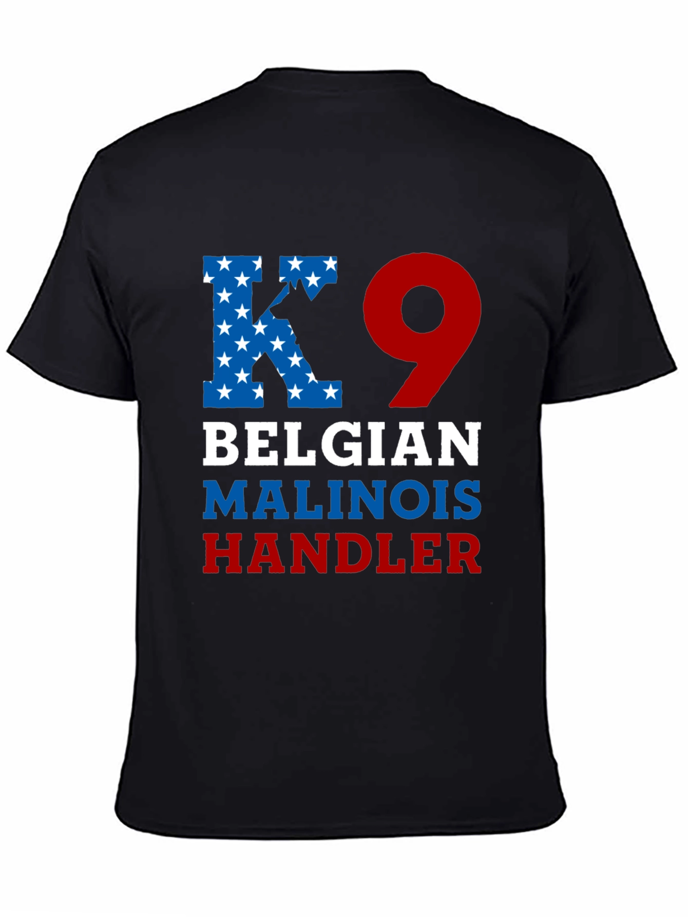 K9 Belgian Malinois Handler Graphic T-Shirt