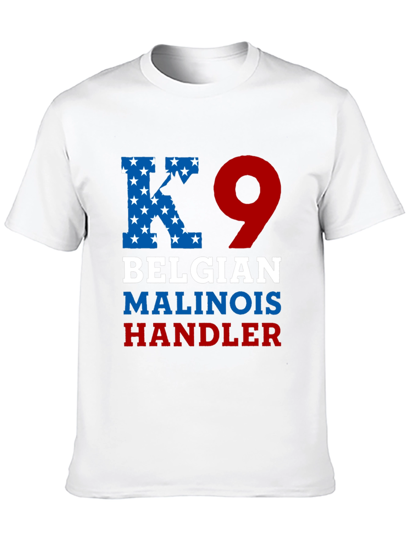 K9 Belgian Malinois Handler Graphic T-Shirt