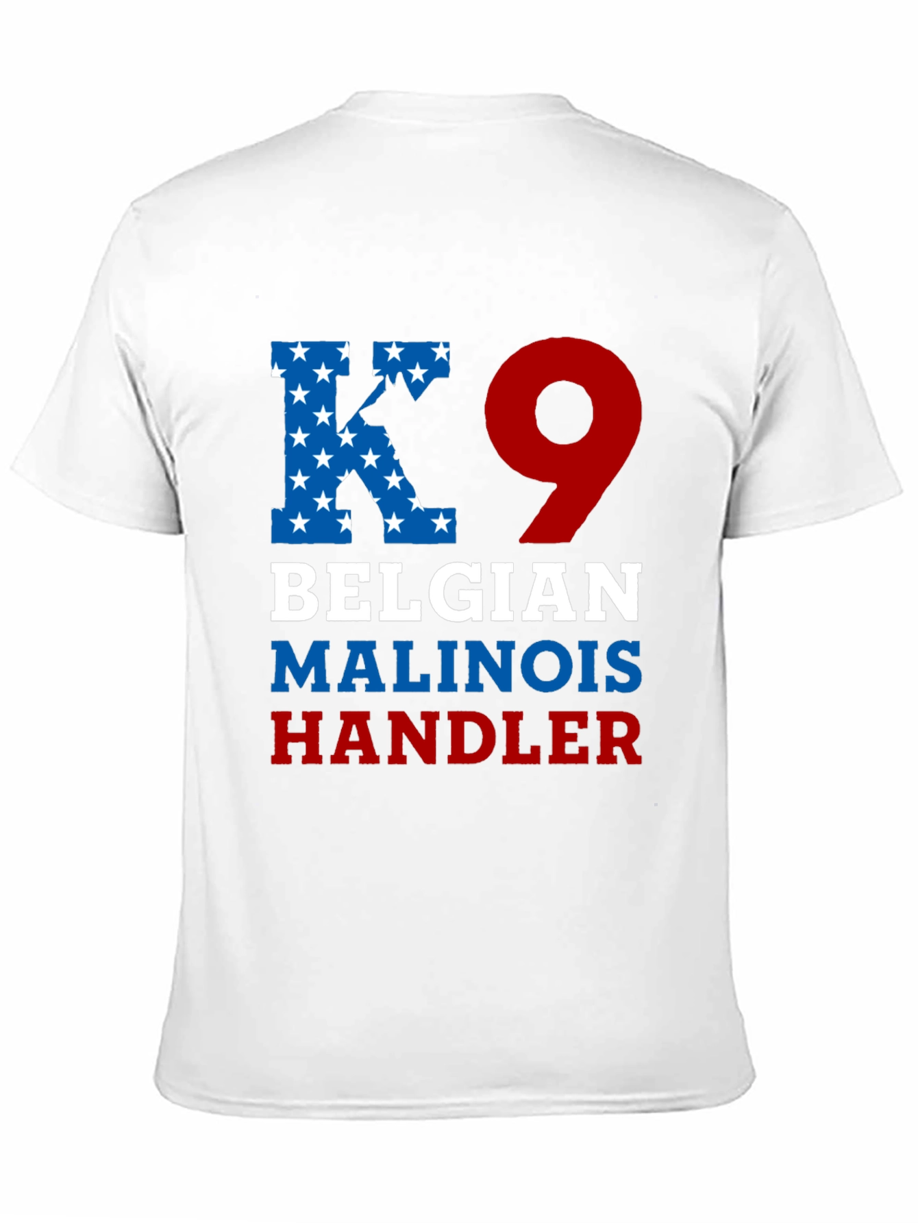 K9 Belgian Malinois Handler Graphic T-Shirt