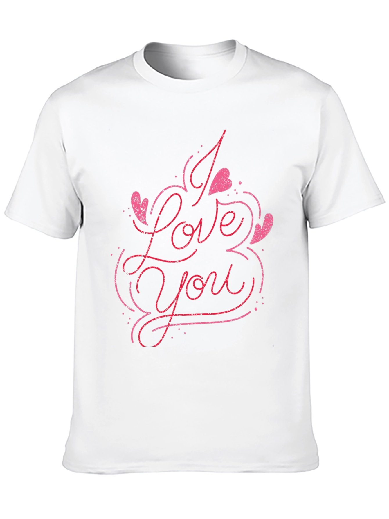 I Love You Graphic Tee - Black