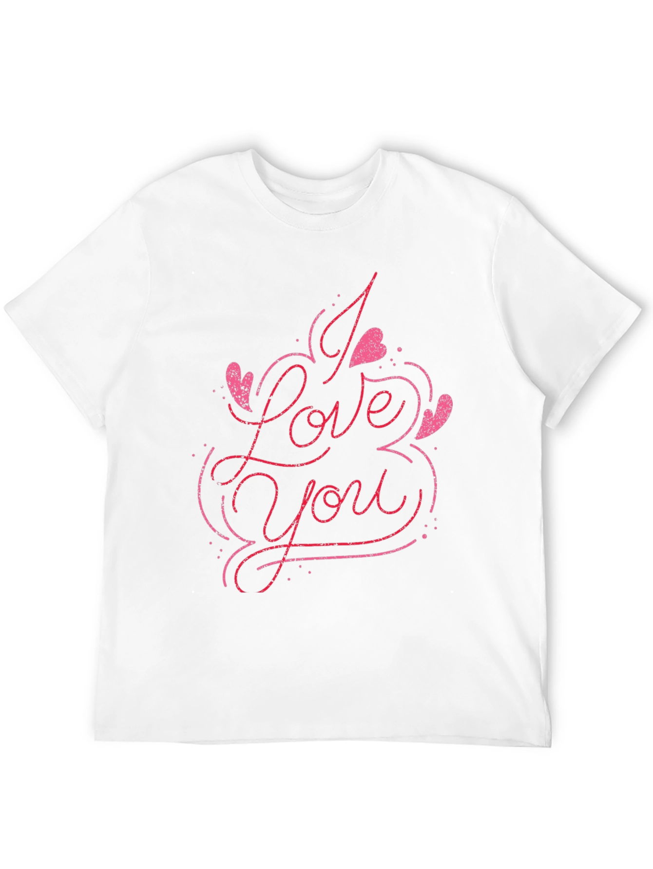 I Love You Graphic Tee - Black
