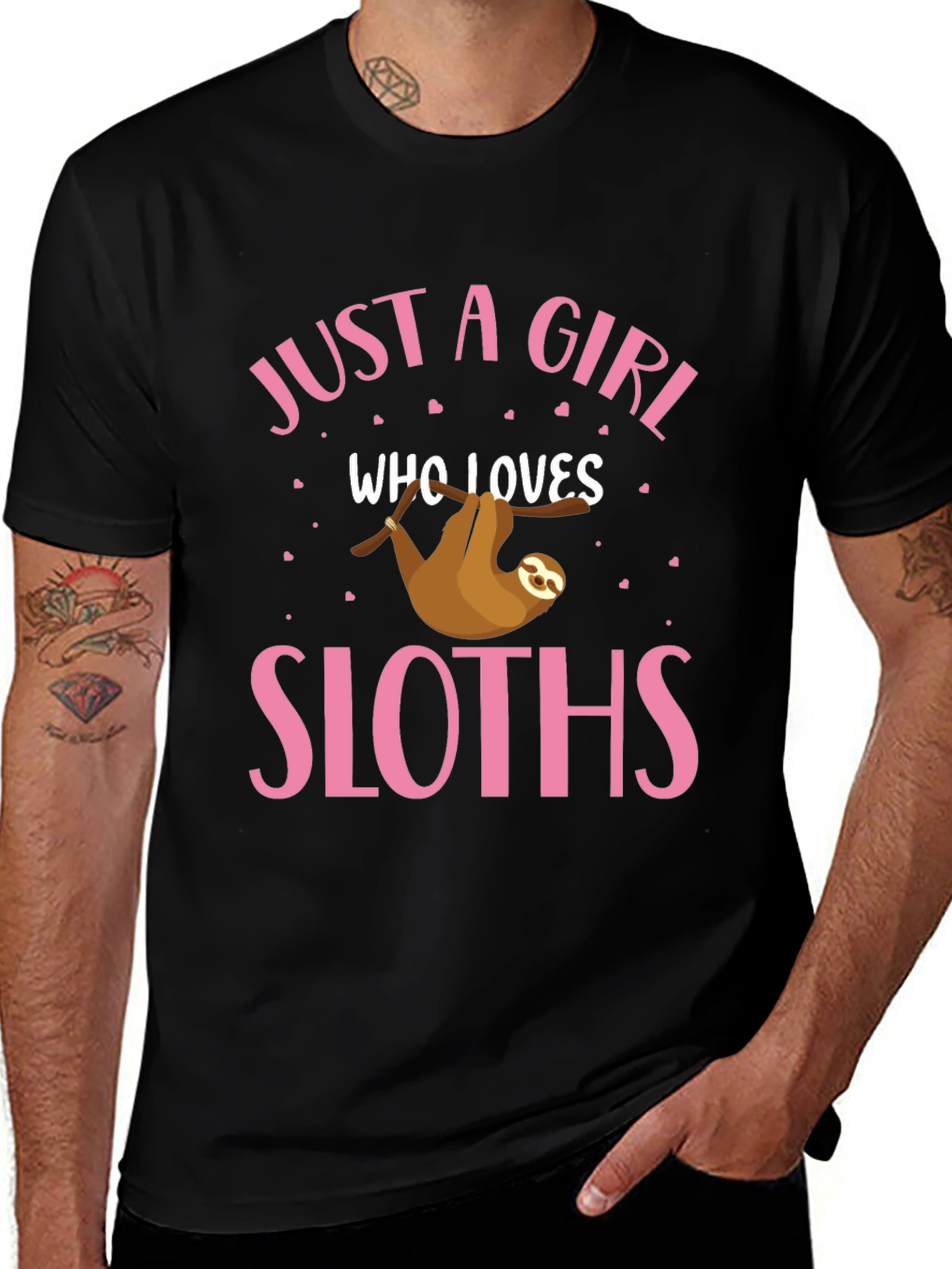 Just A Girl Who Loves Sloths T-Shirt