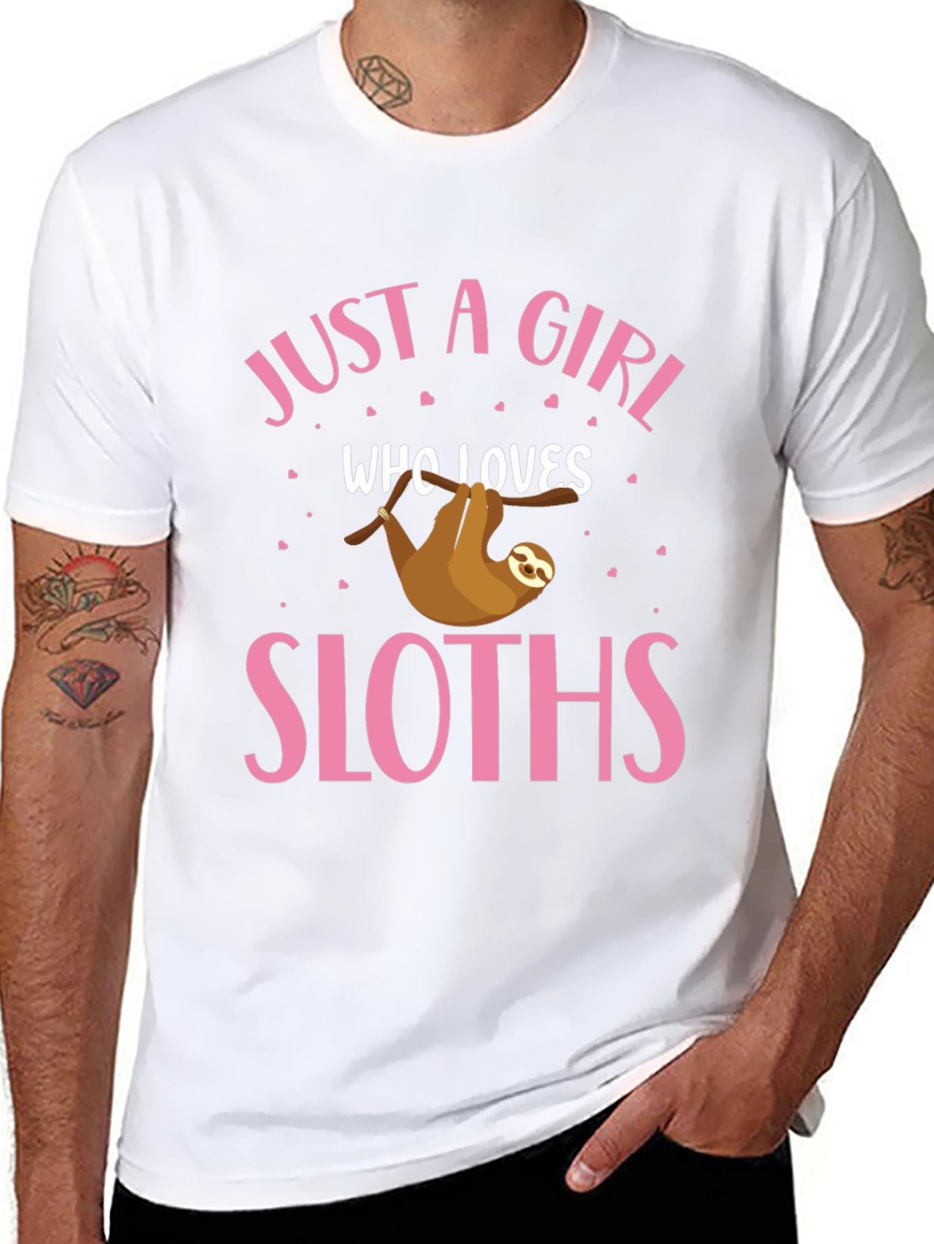 Just A Girl Who Loves Sloths T-Shirt
