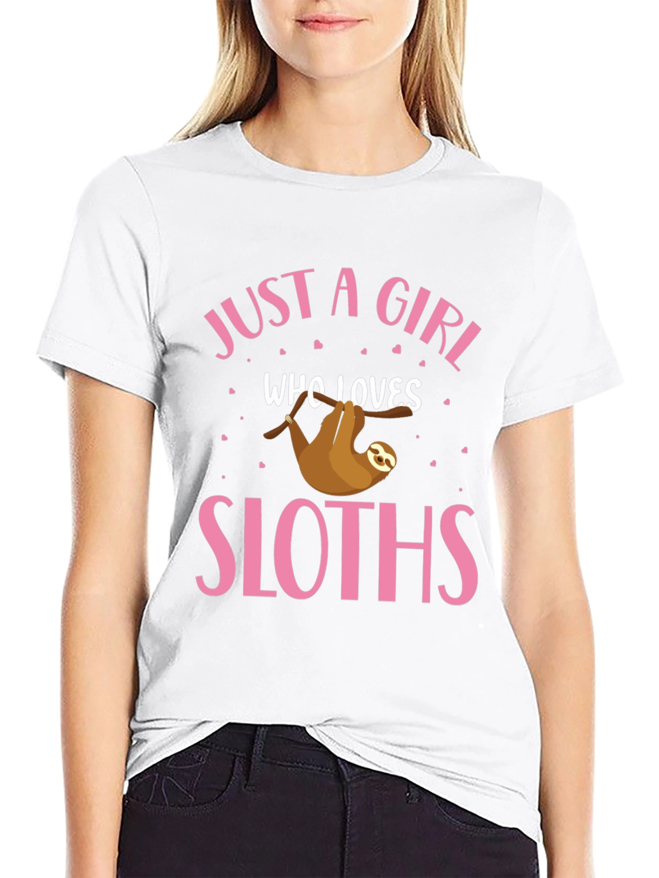 Just A Girl Who Loves Sloths T-Shirt