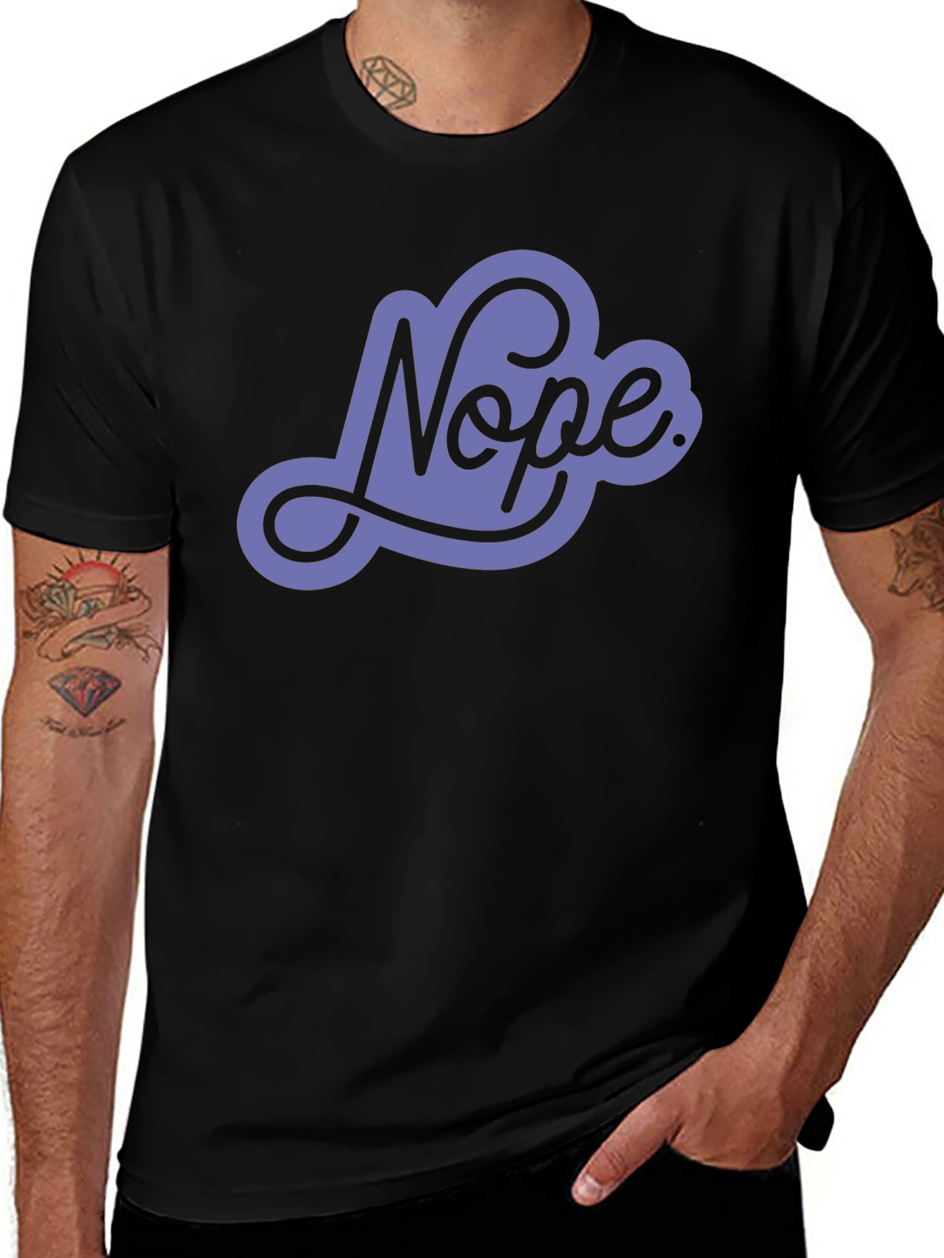 Nope Graphic Tee - Cool Casual T-Shirt