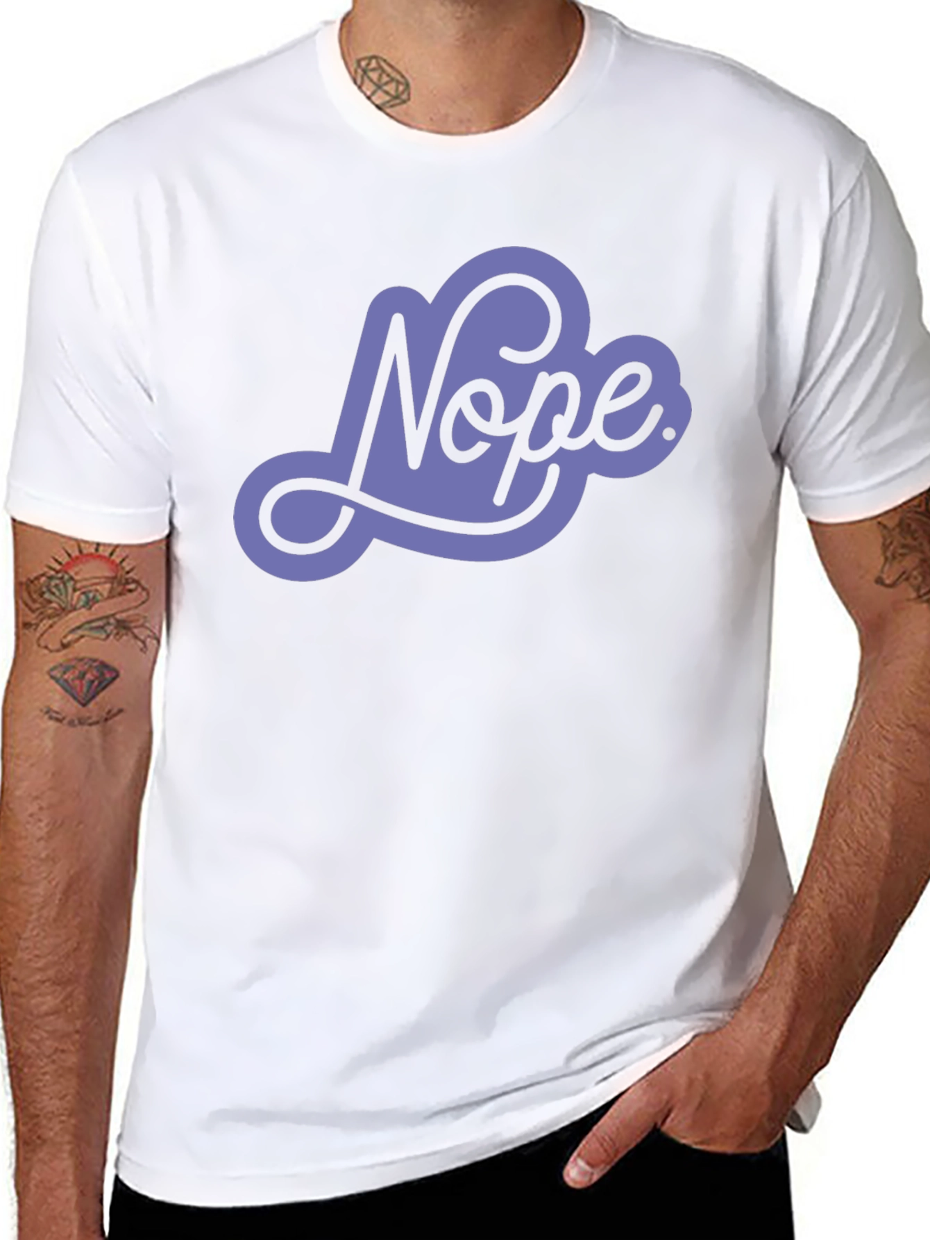 Nope Graphic Tee - Cool Casual T-Shirt