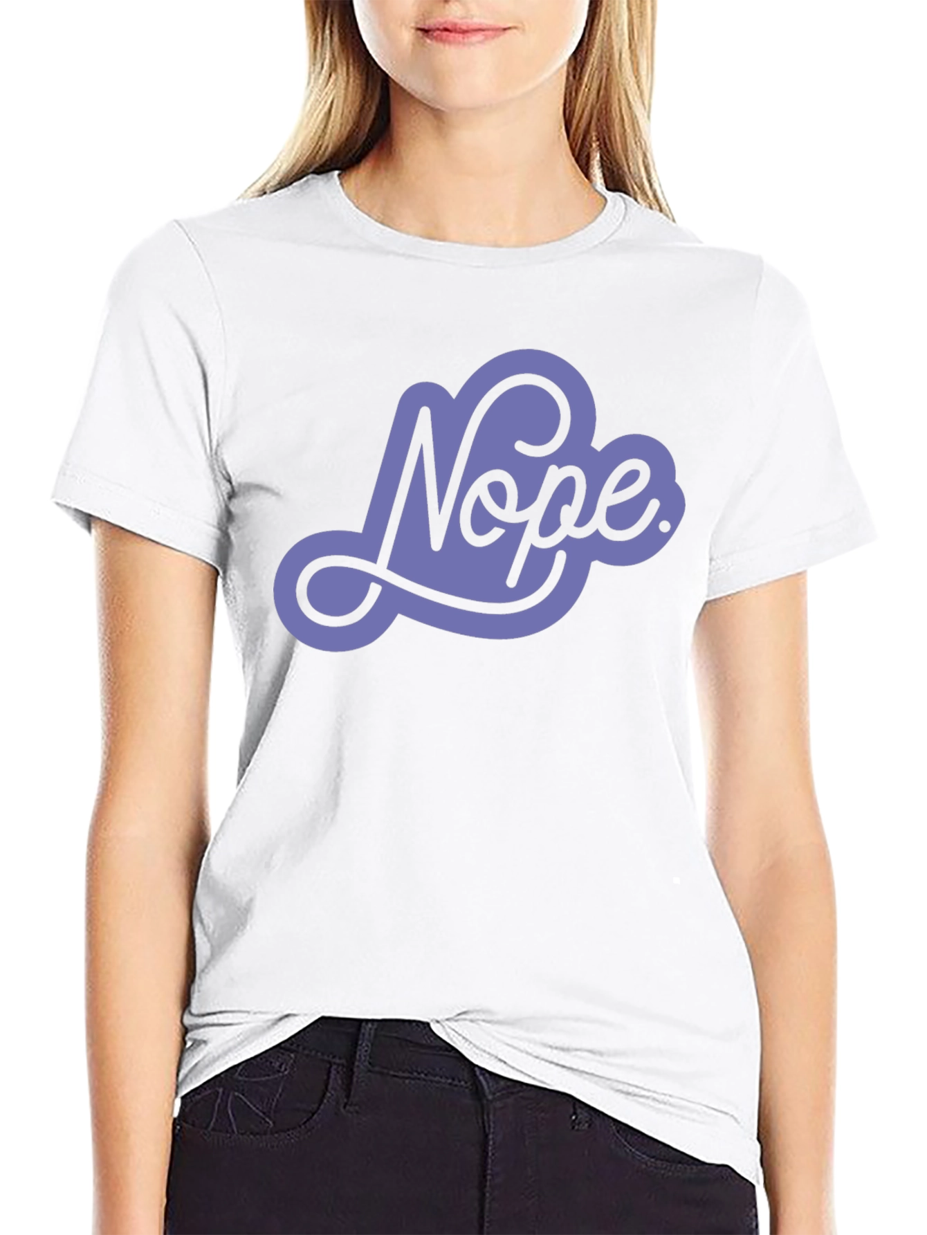 Nope Graphic Tee - Cool Casual T-Shirt