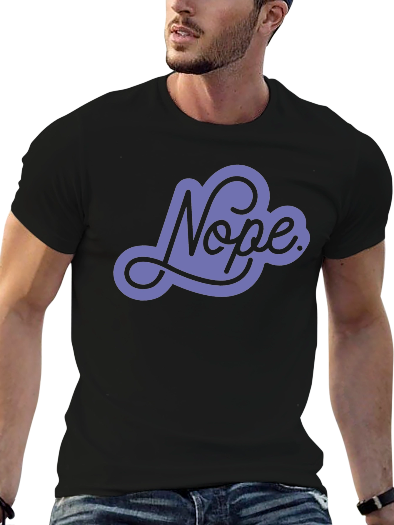 Nope Graphic Tee - Cool Casual T-Shirt