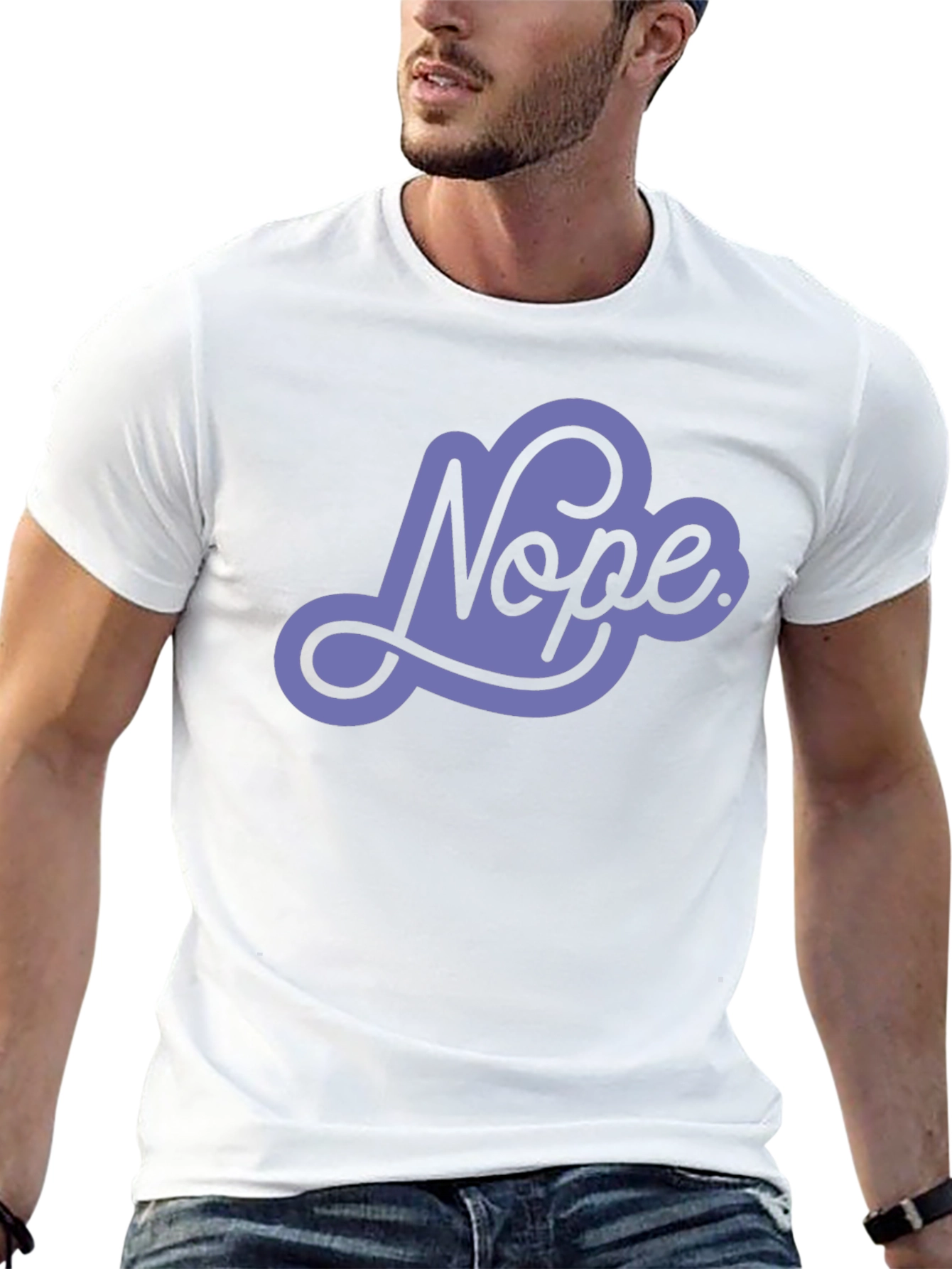 Nope Graphic Tee - Cool Casual T-Shirt