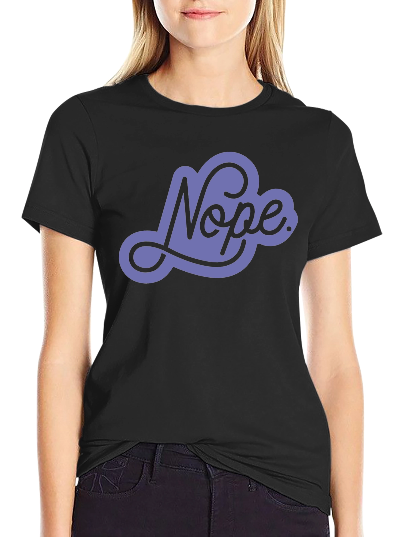 Nope Graphic Tee - Cool Casual T-Shirt