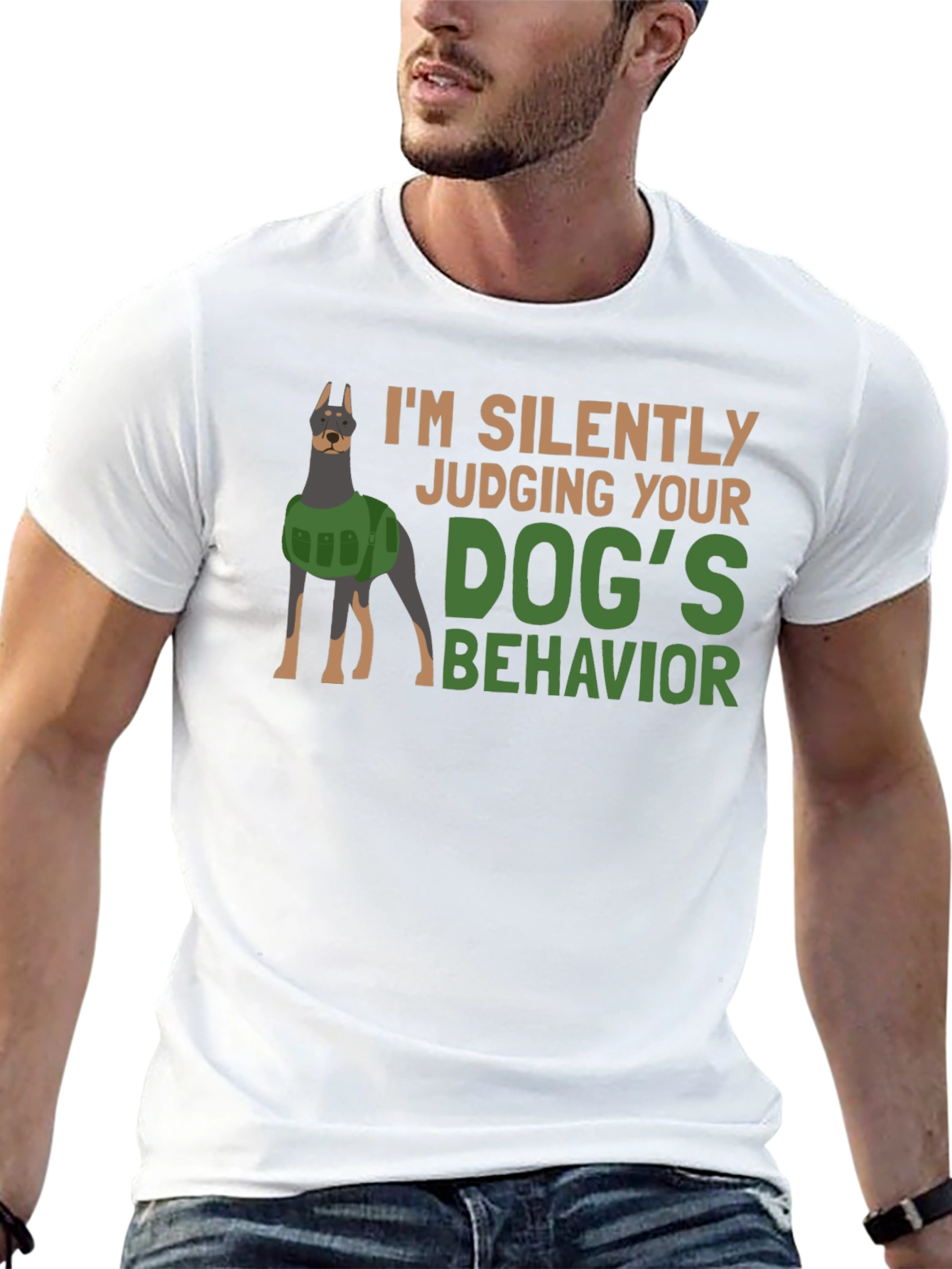 Dog Behavior T-Shirt - Judging You Silently!
