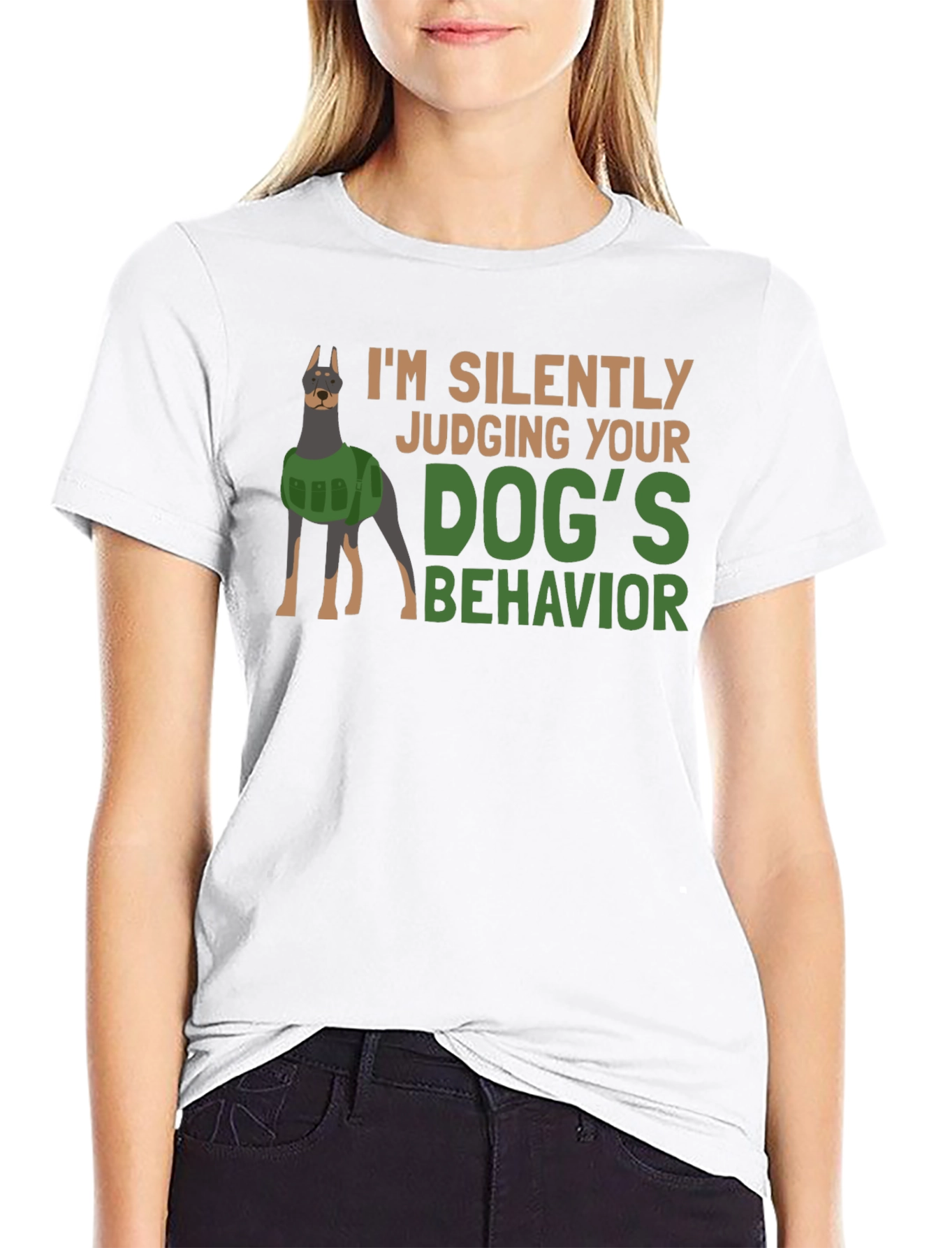 Dog Behavior T-Shirt - Judging You Silently!