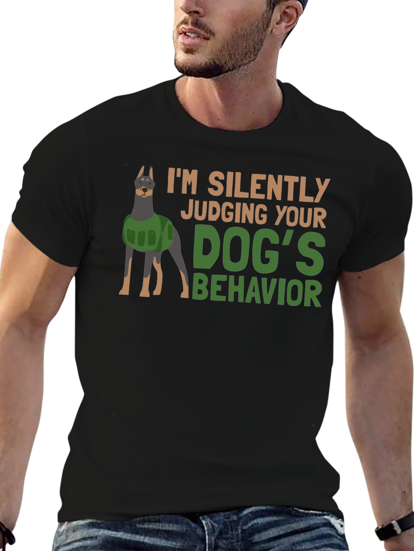 Dog Behavior T-Shirt - Judging You Silently!