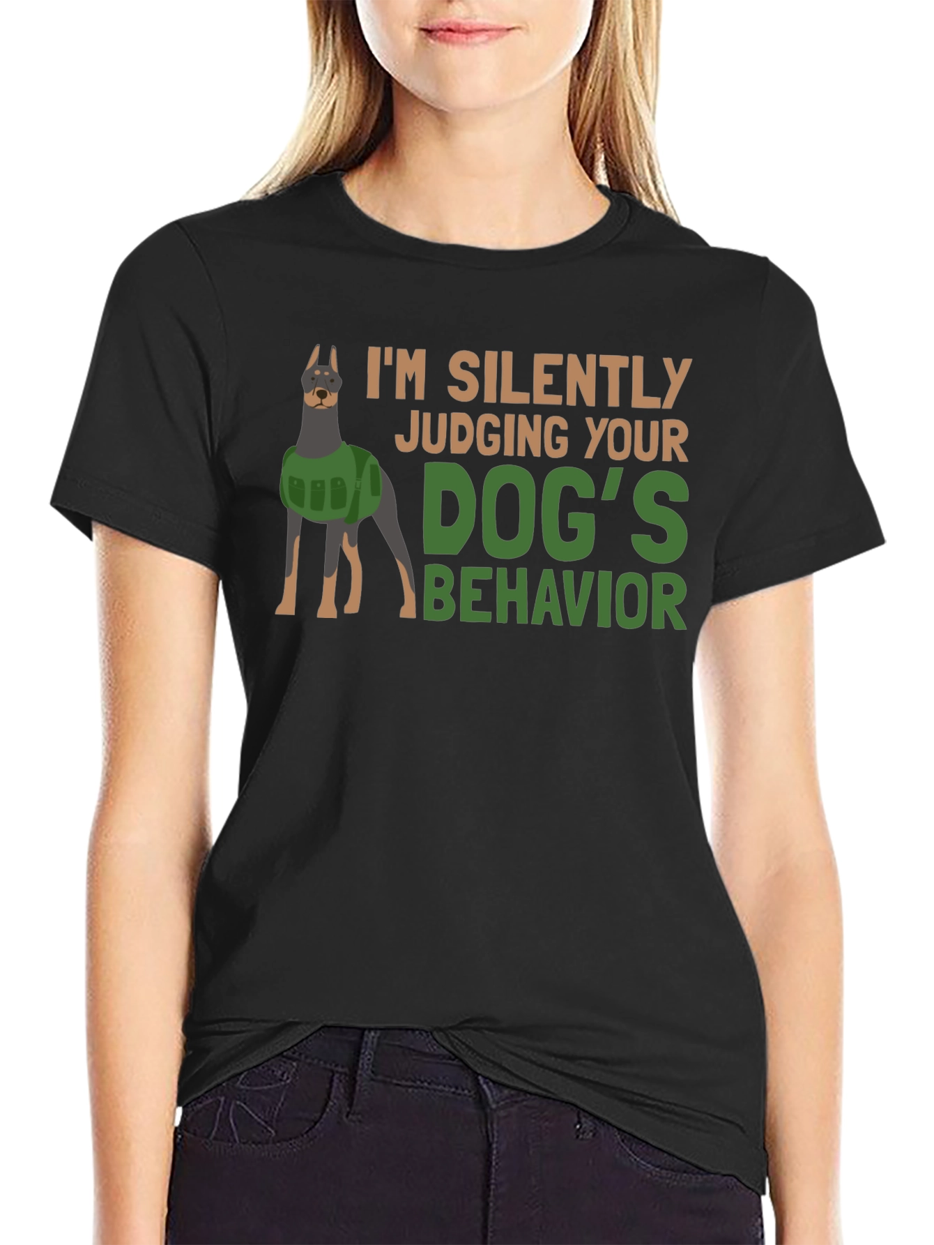 Dog Behavior T-Shirt - Judging You Silently!