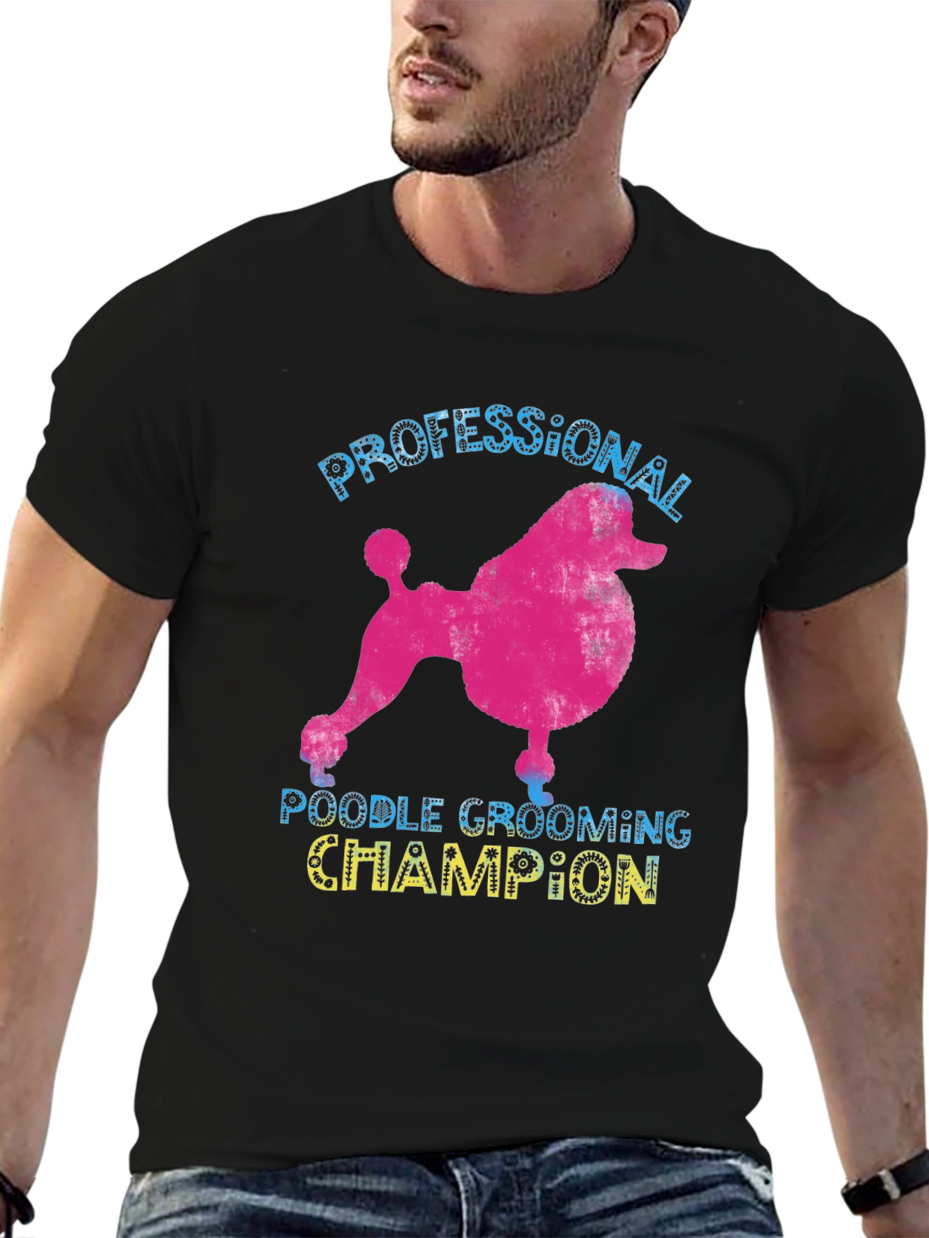 Professional Poodle Grooming Champion T-Shirt