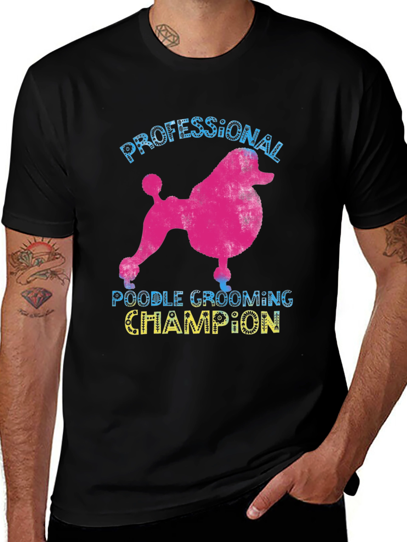 Professional Poodle Grooming Champion T-Shirt