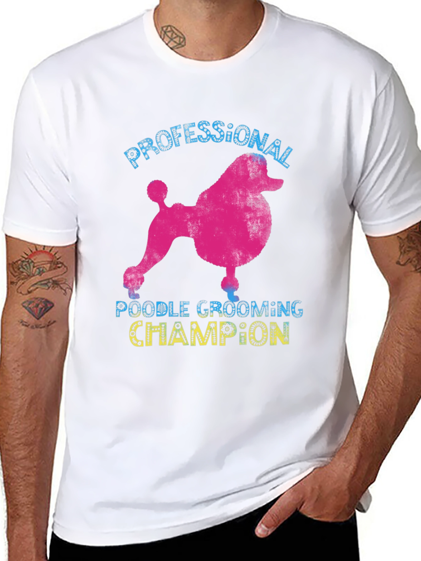 Professional Poodle Grooming Champion T-Shirt