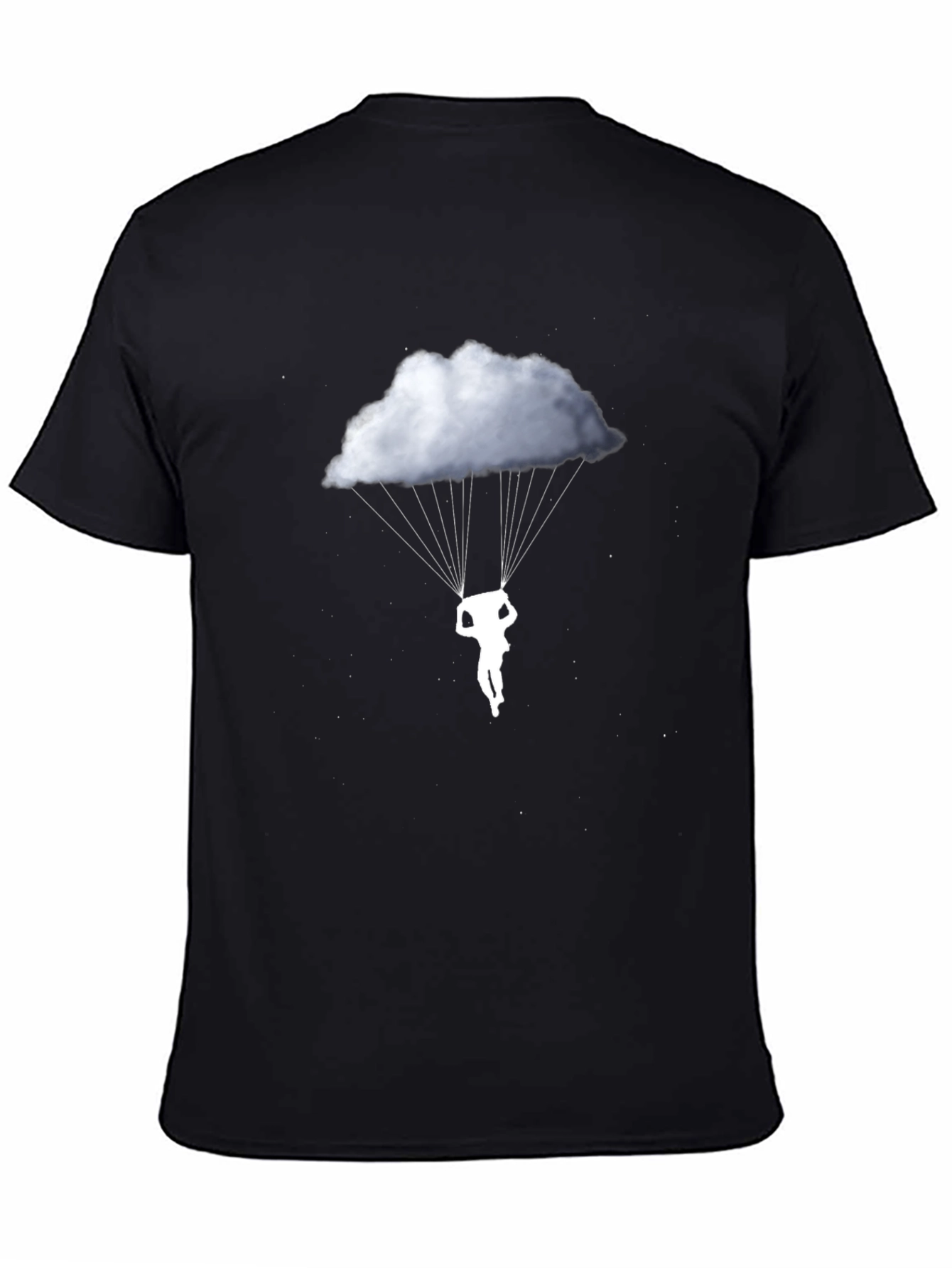 Cloud Parachute Graphic T-Shirt - Unique Design