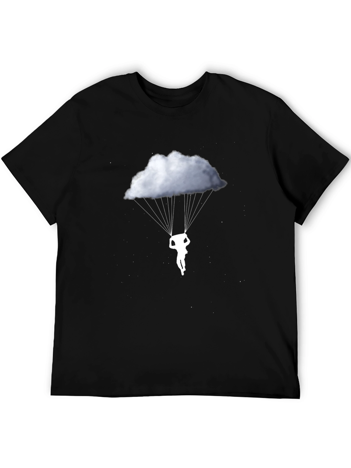 Cloud Parachute Graphic T-Shirt - Unique Design