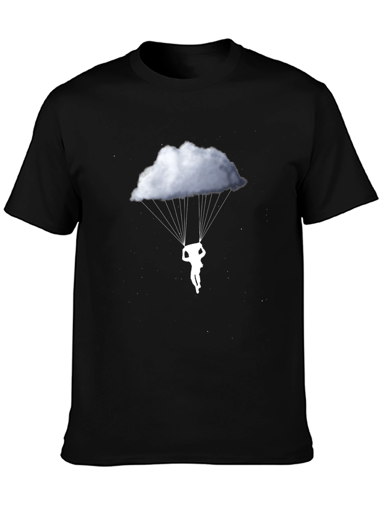 Cloud Parachute Graphic T-Shirt - Unique Design