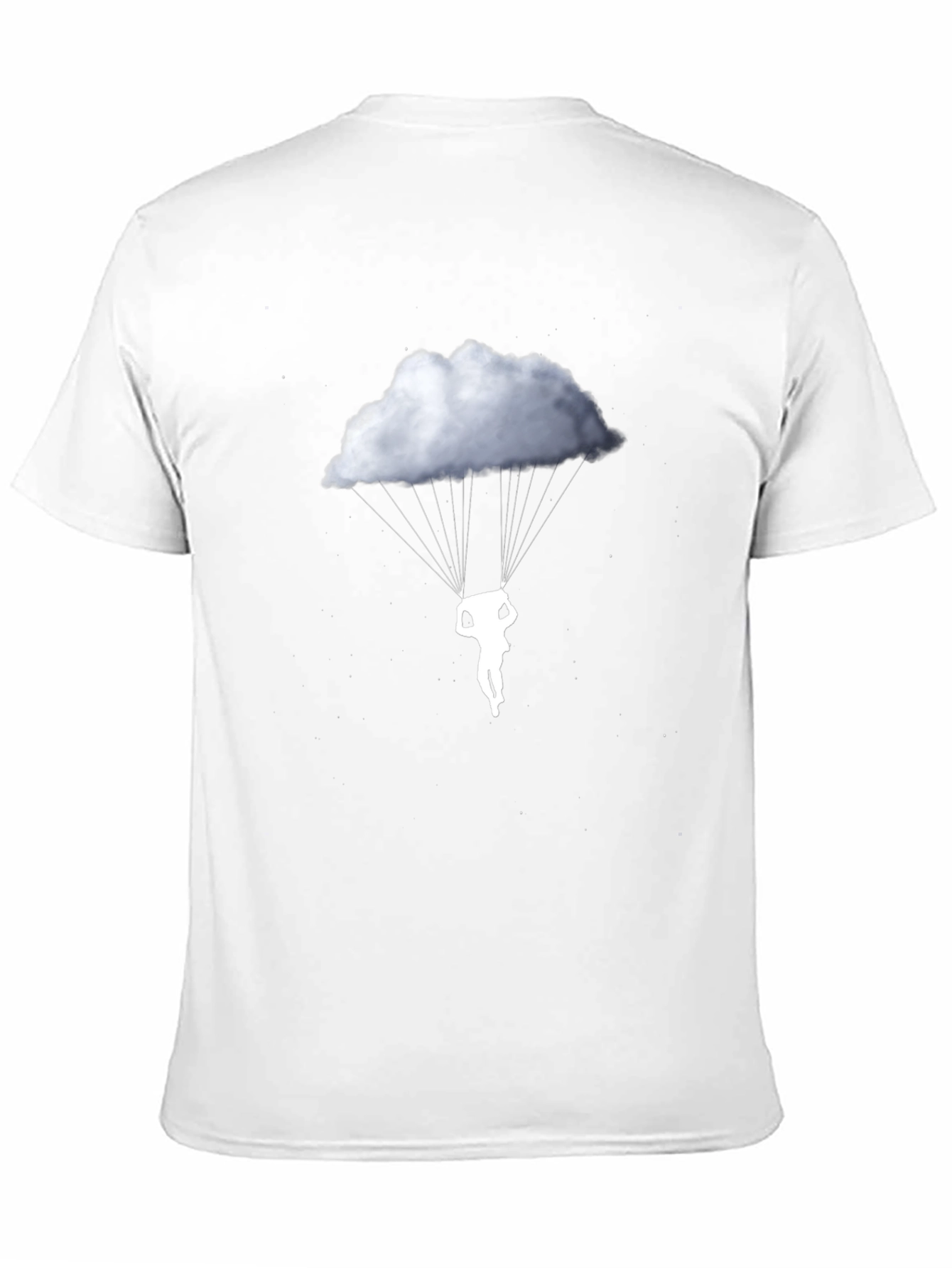 Cloud Parachute Graphic T-Shirt - Unique Design