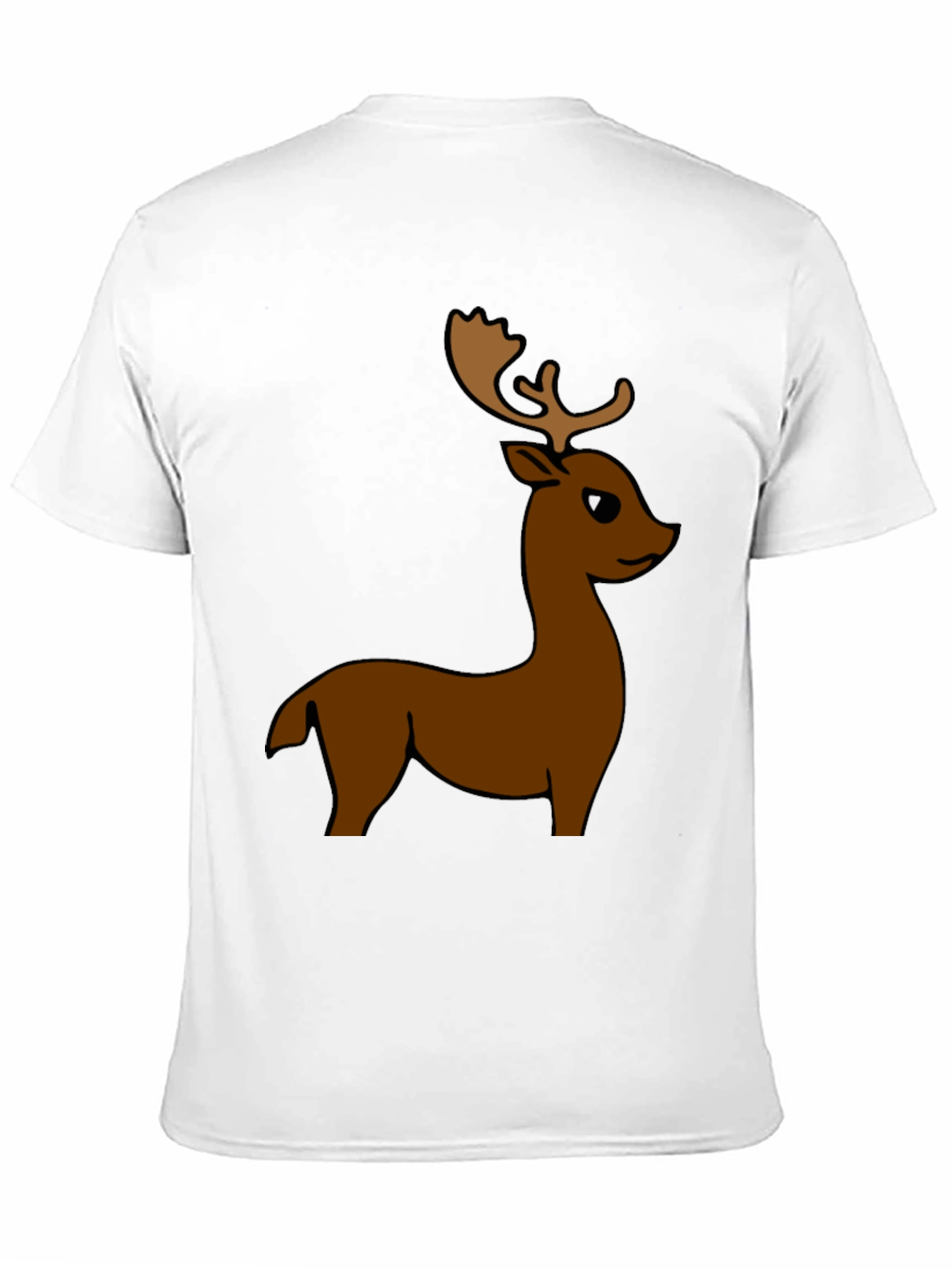 Cartoon Deer Graphic Tee
