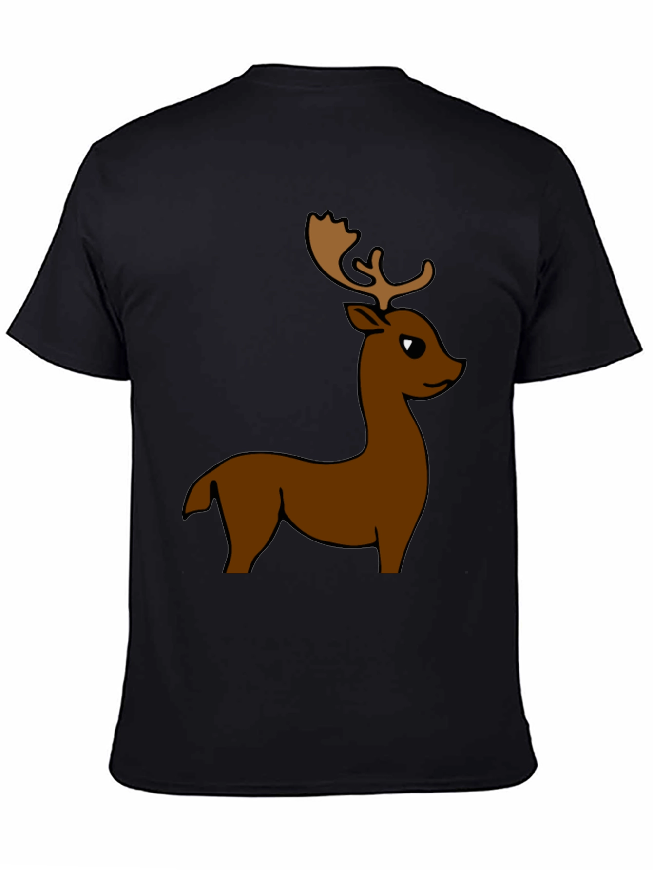 Cartoon Deer Graphic Tee