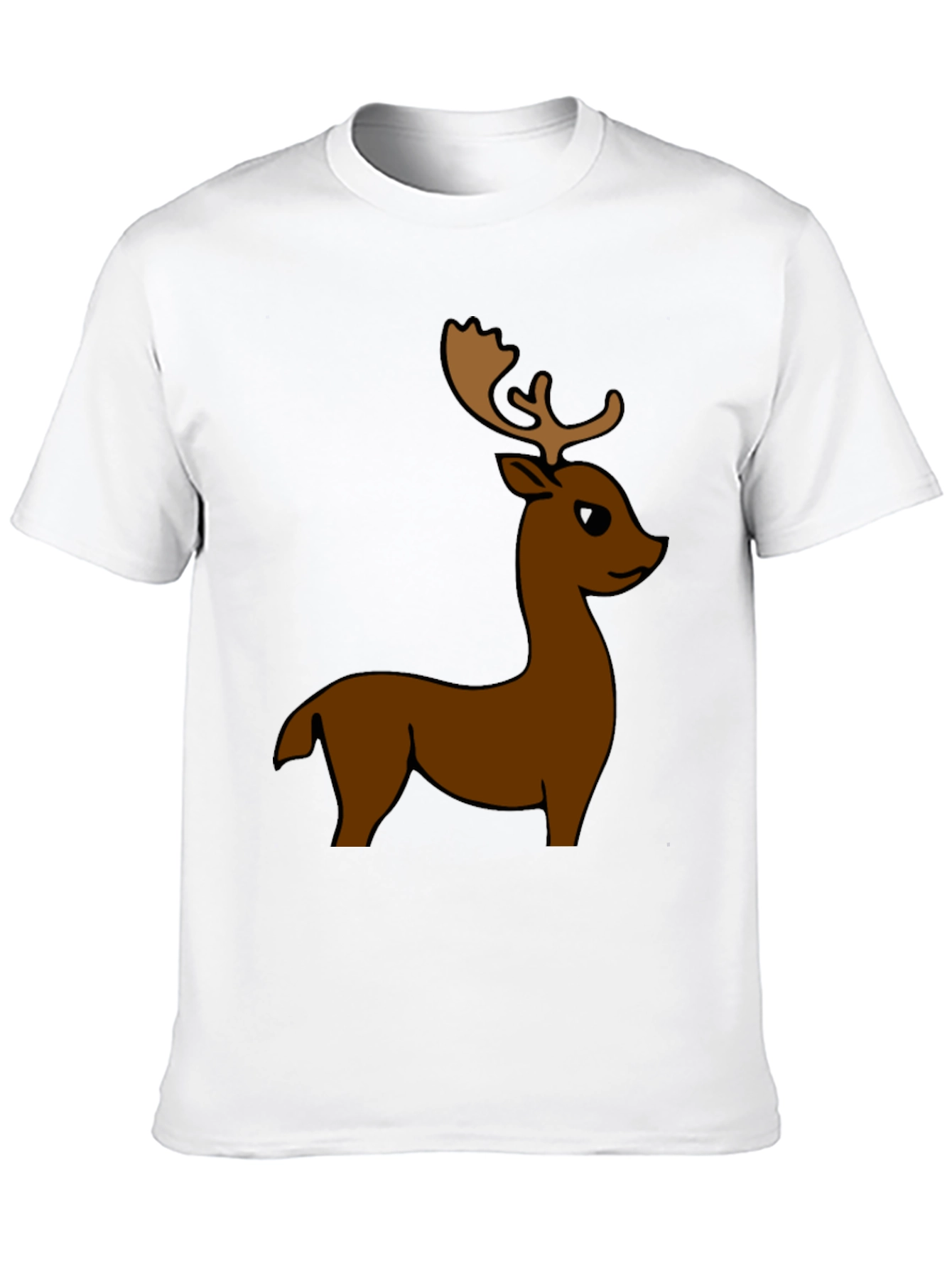 Cartoon Deer Graphic Tee