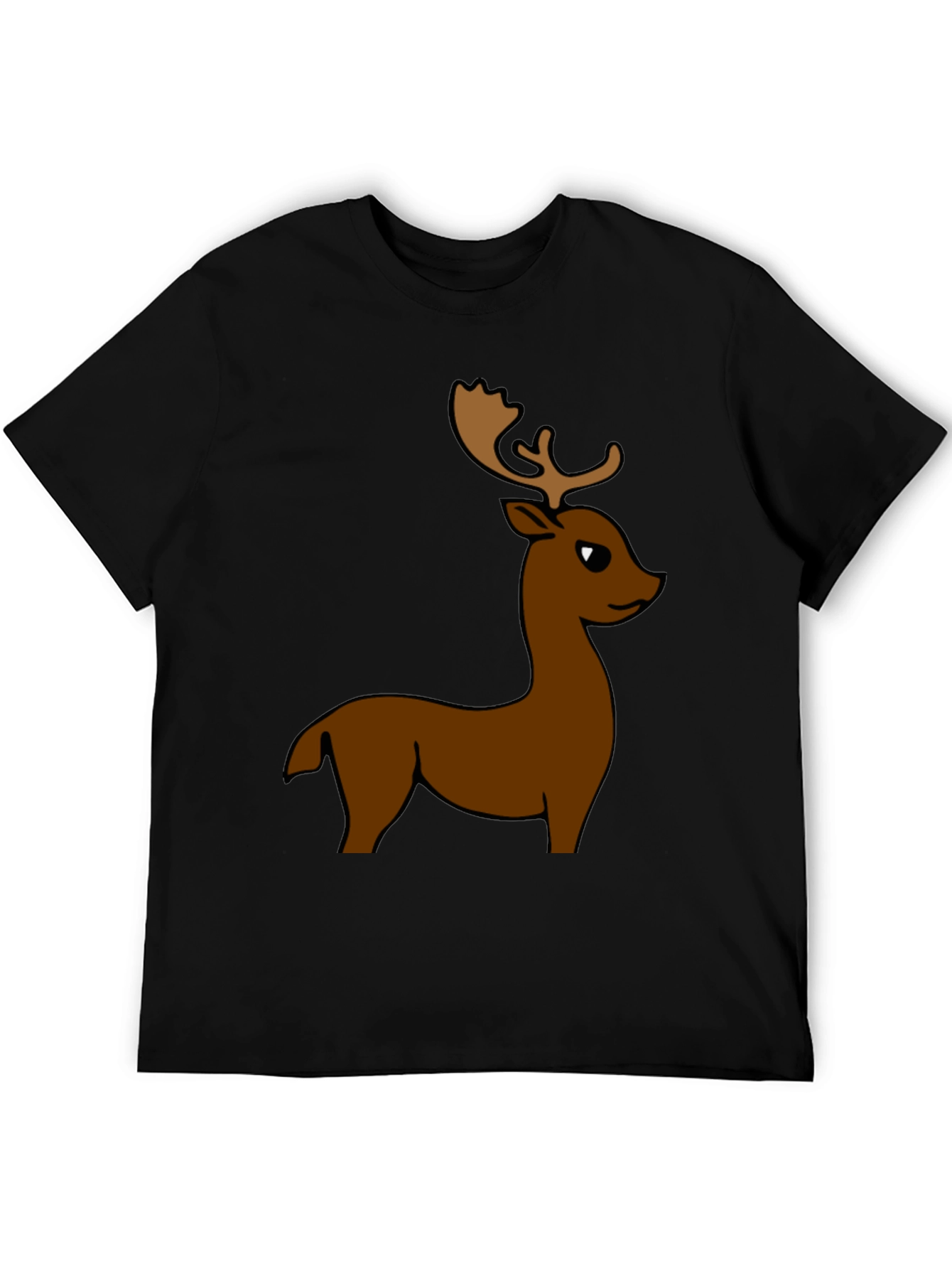 Cartoon Deer Graphic Tee