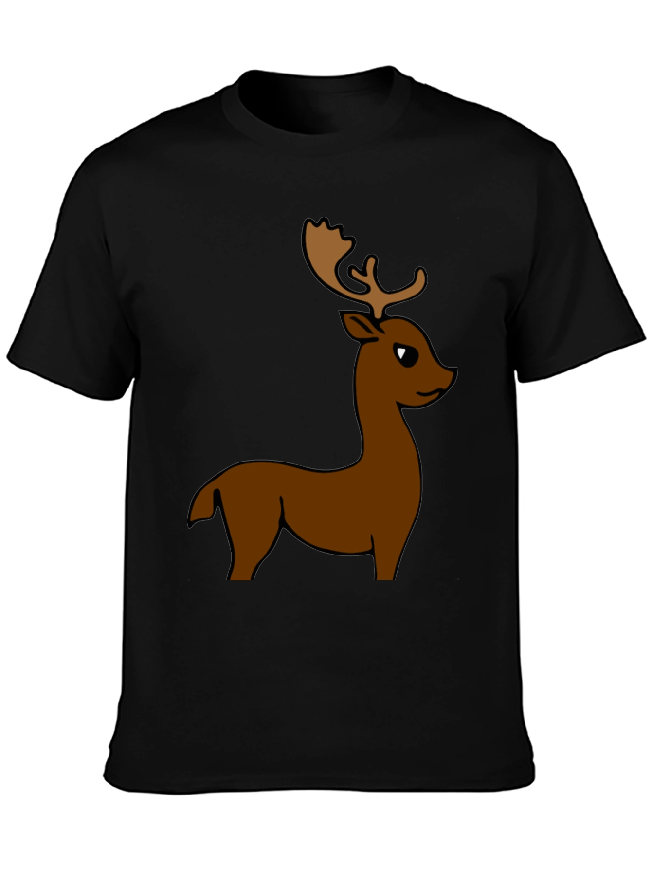 Cartoon Deer Graphic Tee