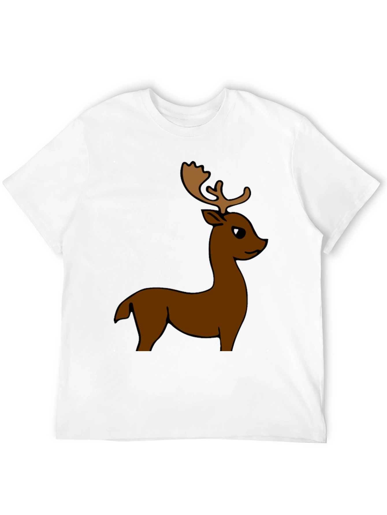 Cartoon Deer Graphic Tee