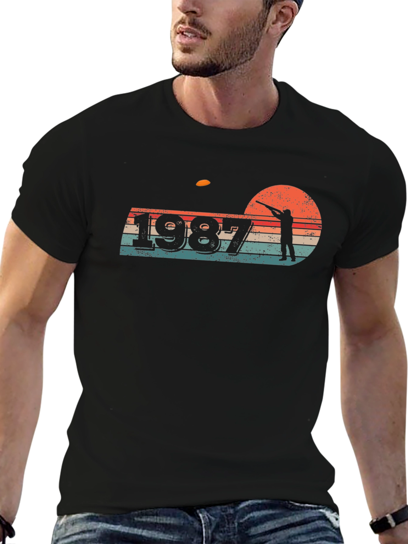 1987 Skeet Shooting Silhouette T-Shirt