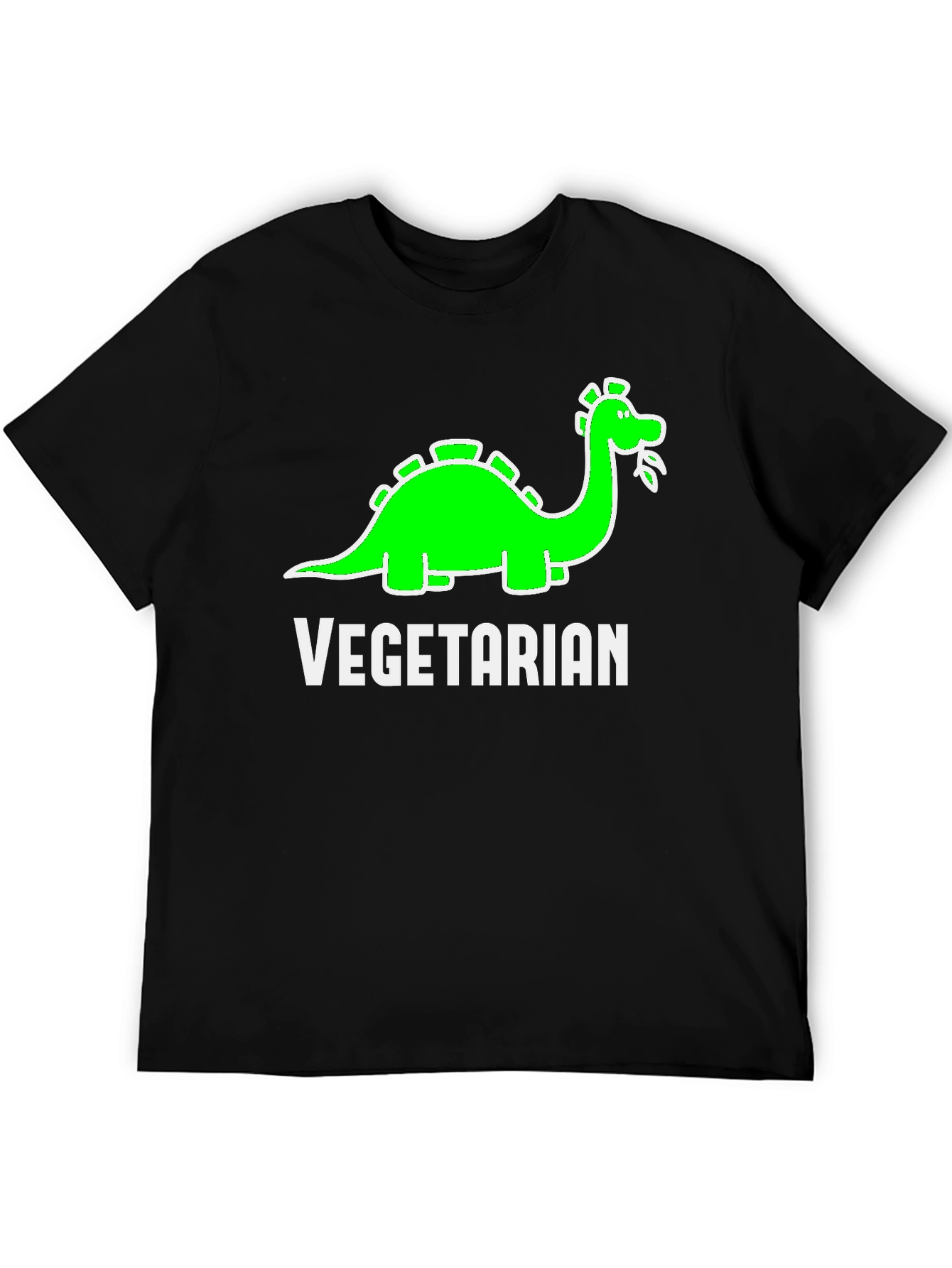 Vegetarian Dinosaur T-Shirt - Cute Vegan Tee