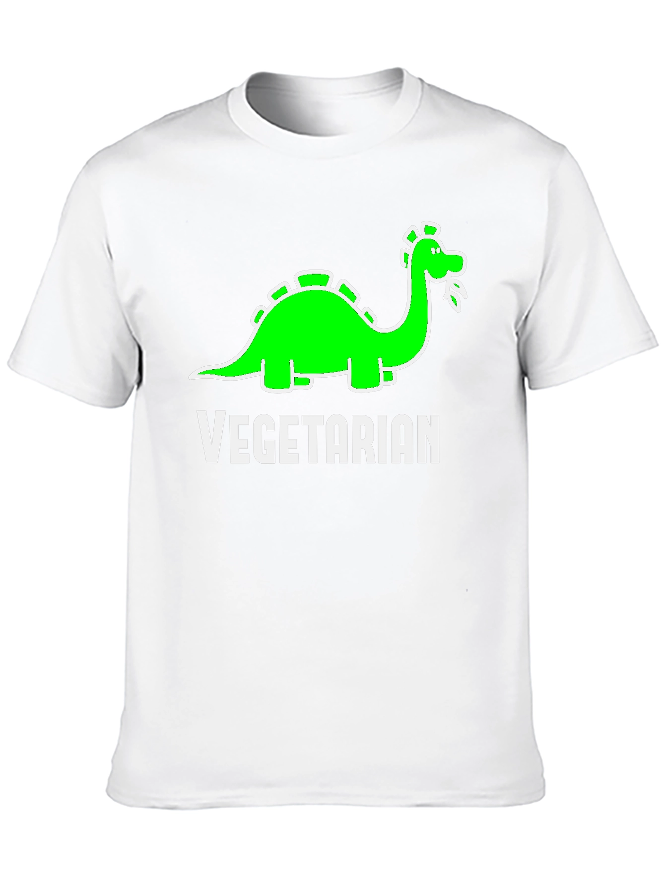 Vegetarian Dinosaur T-Shirt - Cute Vegan Tee